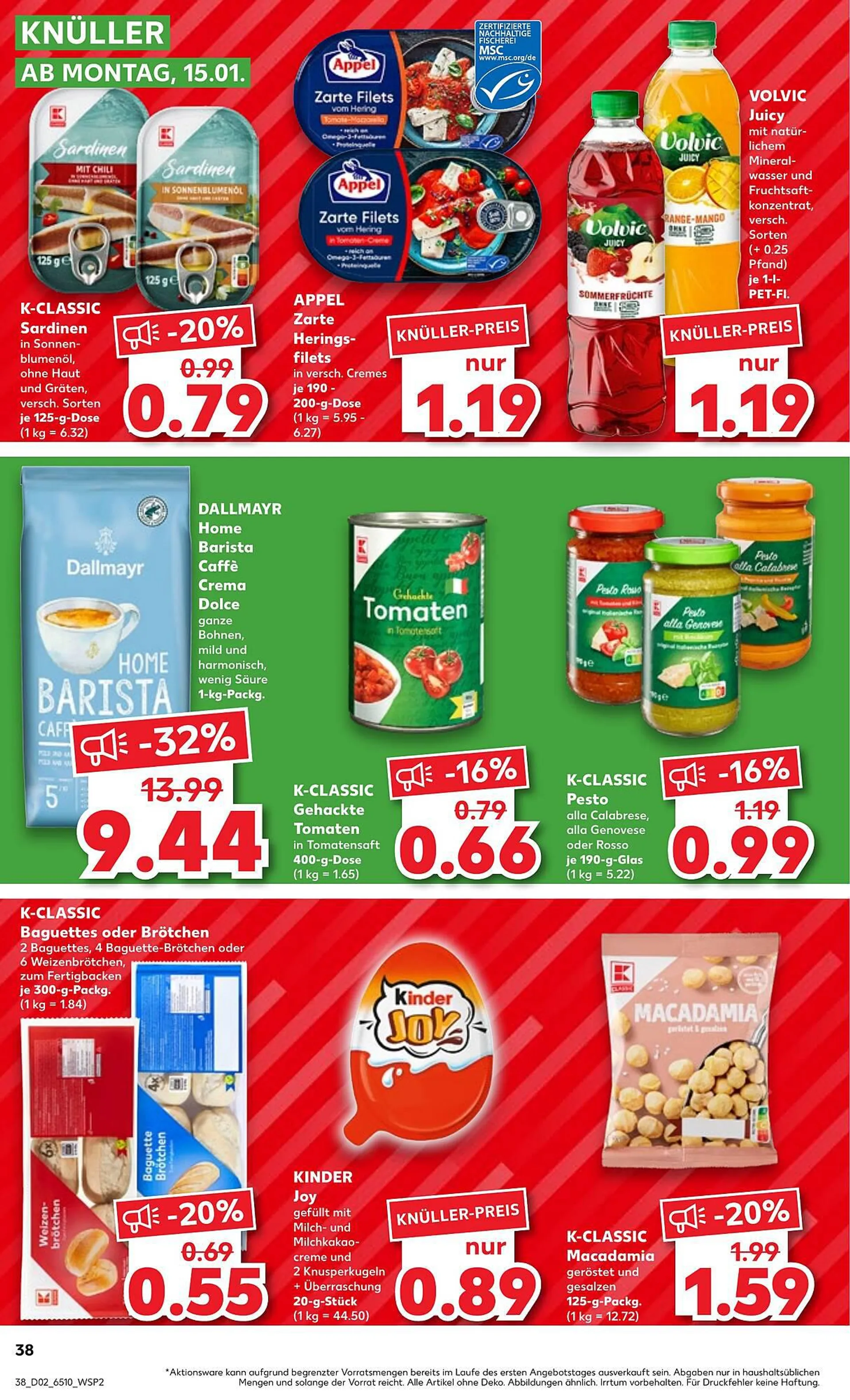 Kaufland Prospekt von 11. Januar bis 17. Januar 2024 - Prospekt seite 40