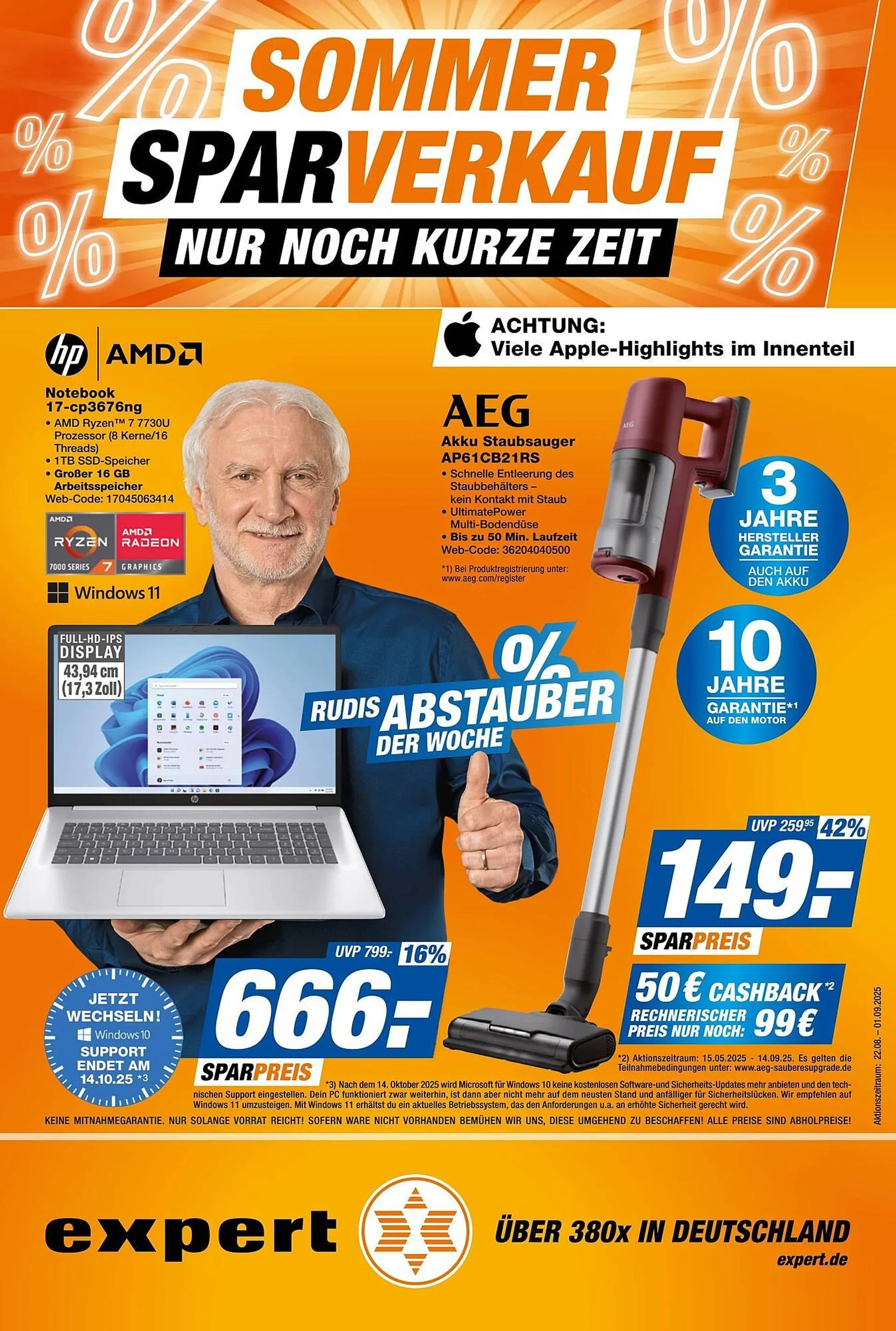 Expert Prospekt von 22. August bis 2. September 2025 - Prospekt seite 1