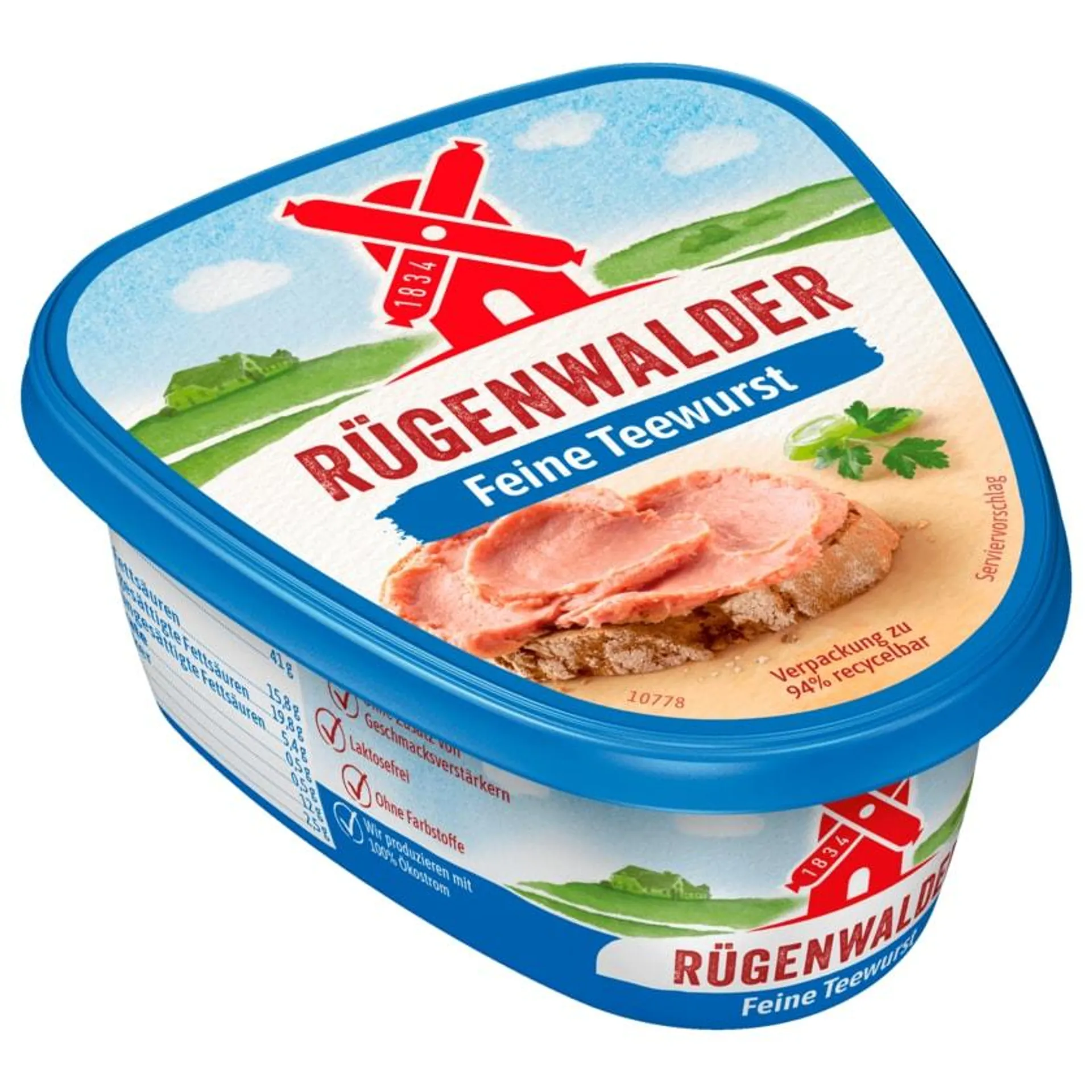 Rügenwalder Mühle Rügenwalder Teewurst fein 125g