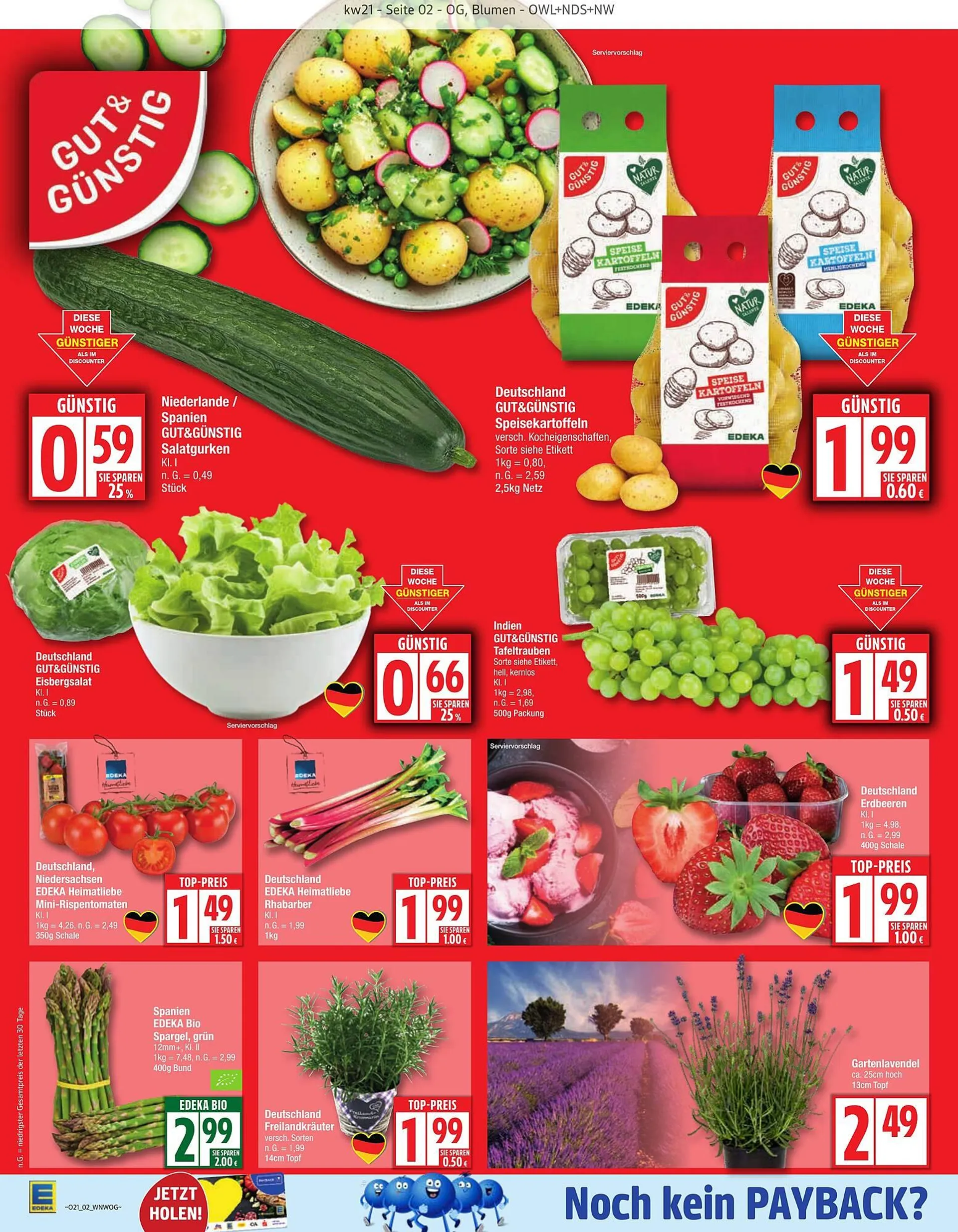 Edeka Prospekt von 18. Mai bis 24. Mai 2025 - Prospekt seite 2