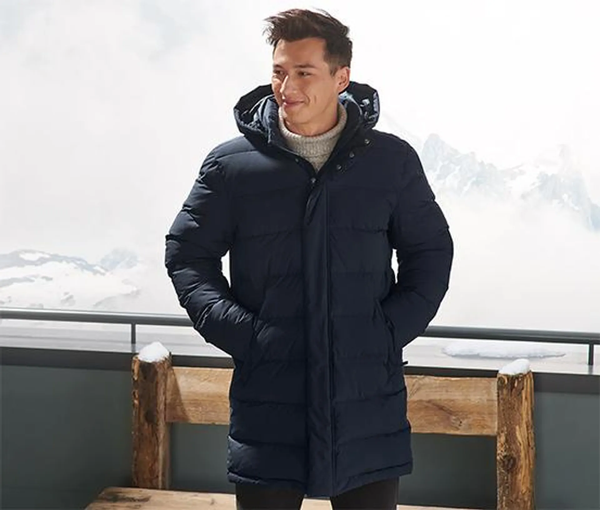Daunen-Steppparka