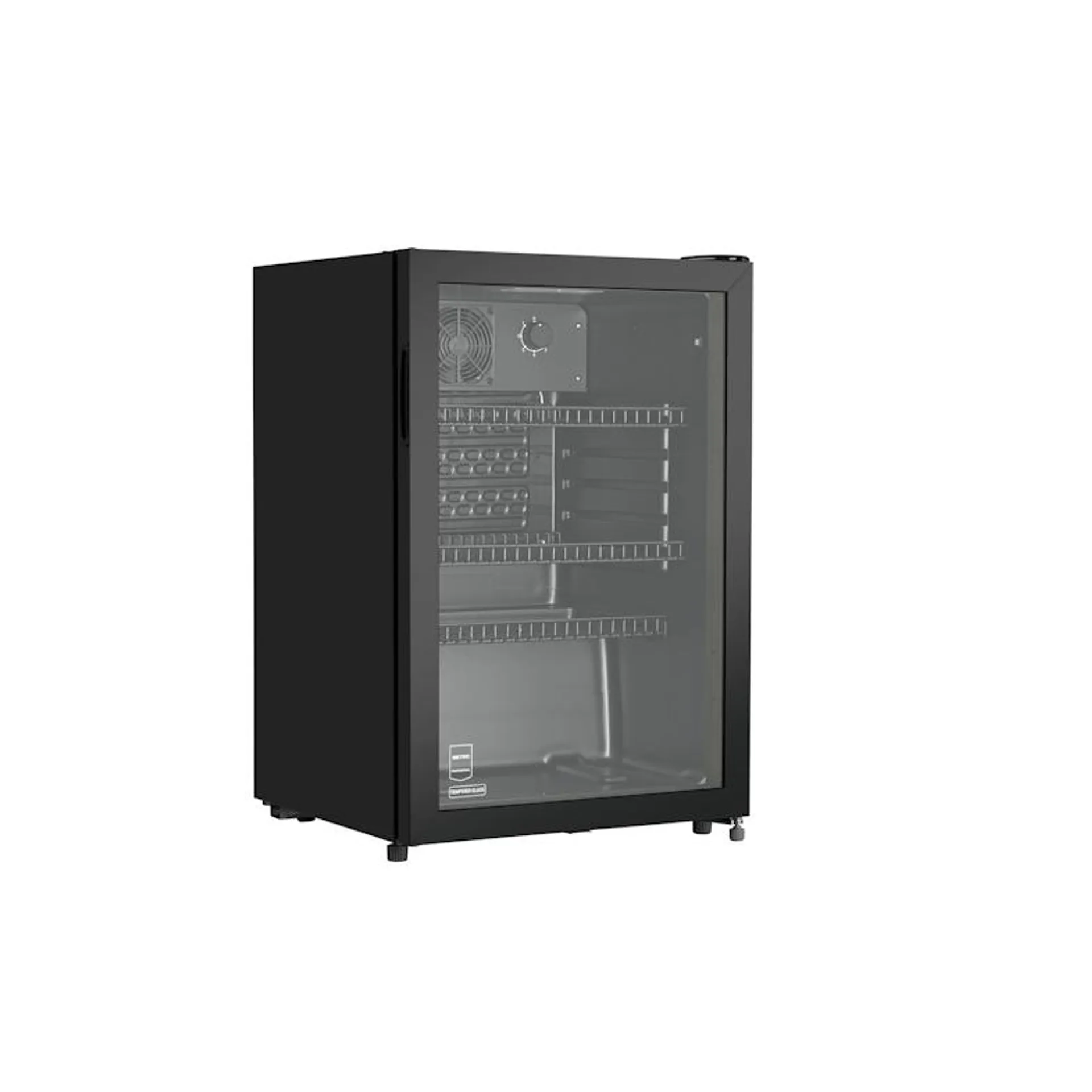 METRO Professional Getränkekühlschrank GSC2125B, 54.5 x 54 x 84 cm, 118 L, schwarz