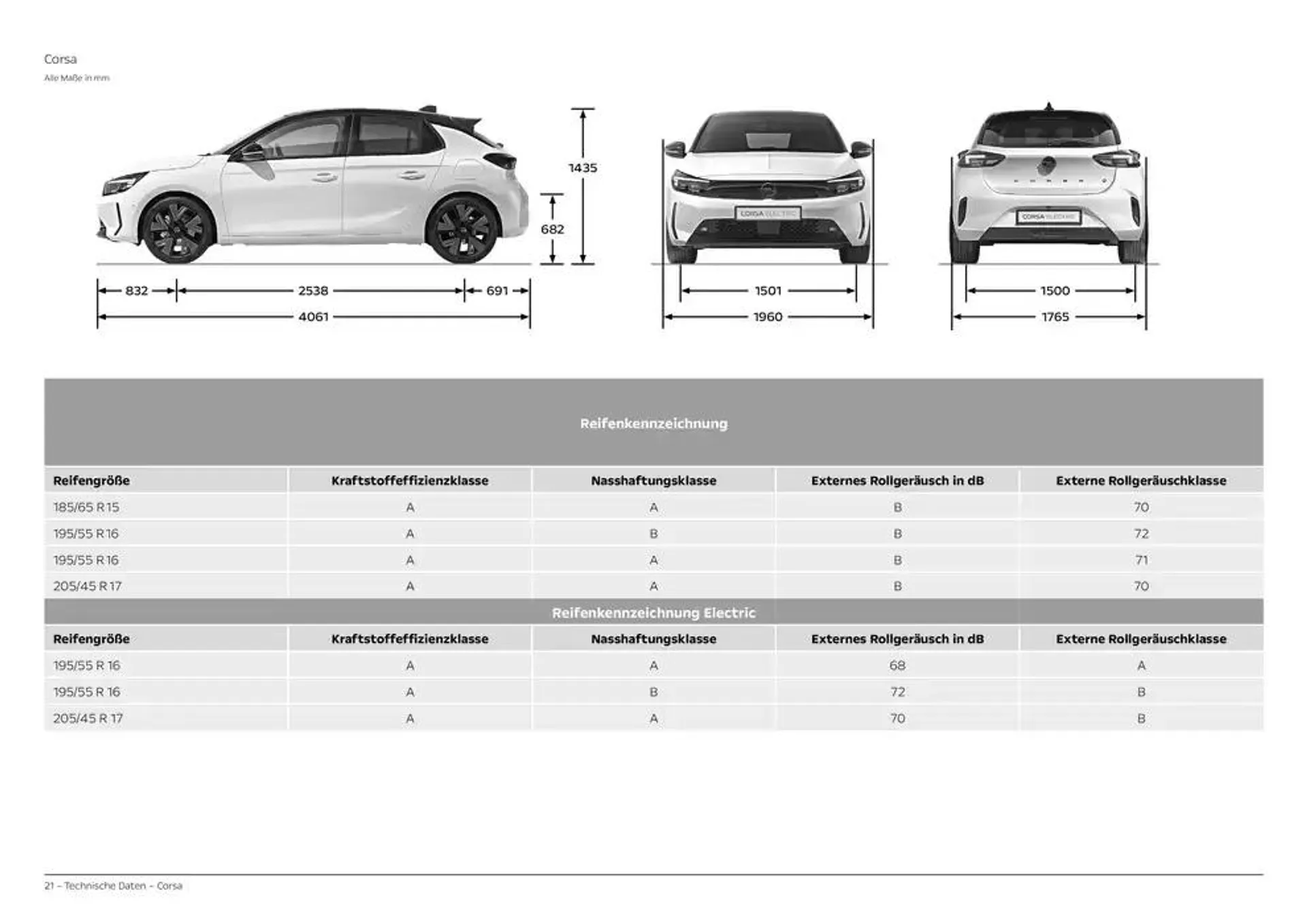 Opel Corsa von 16. Oktober bis 16. Oktober 2025 - Prospekt seite 21