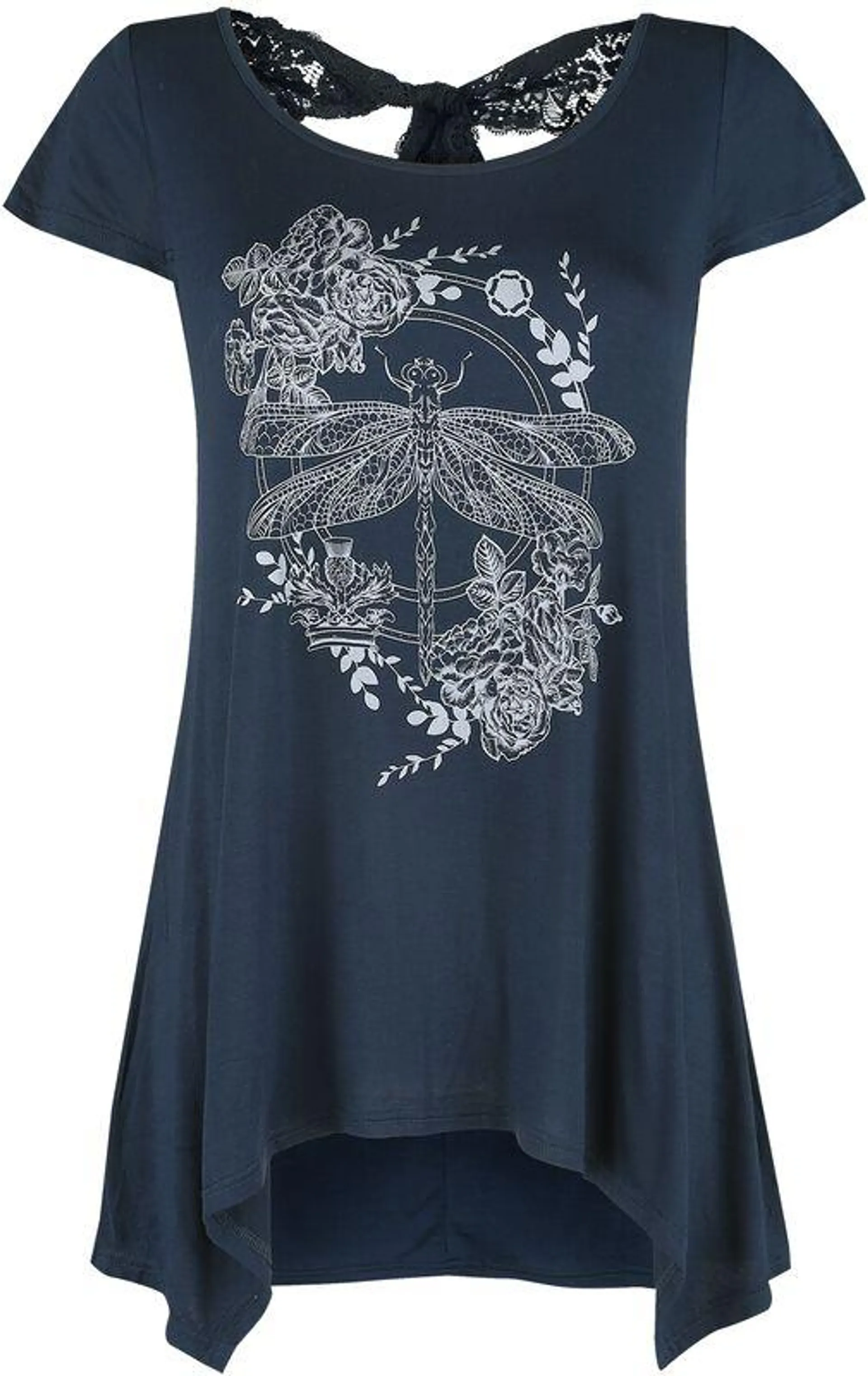 "Dragonfly" T-Shirt blue von Outlander