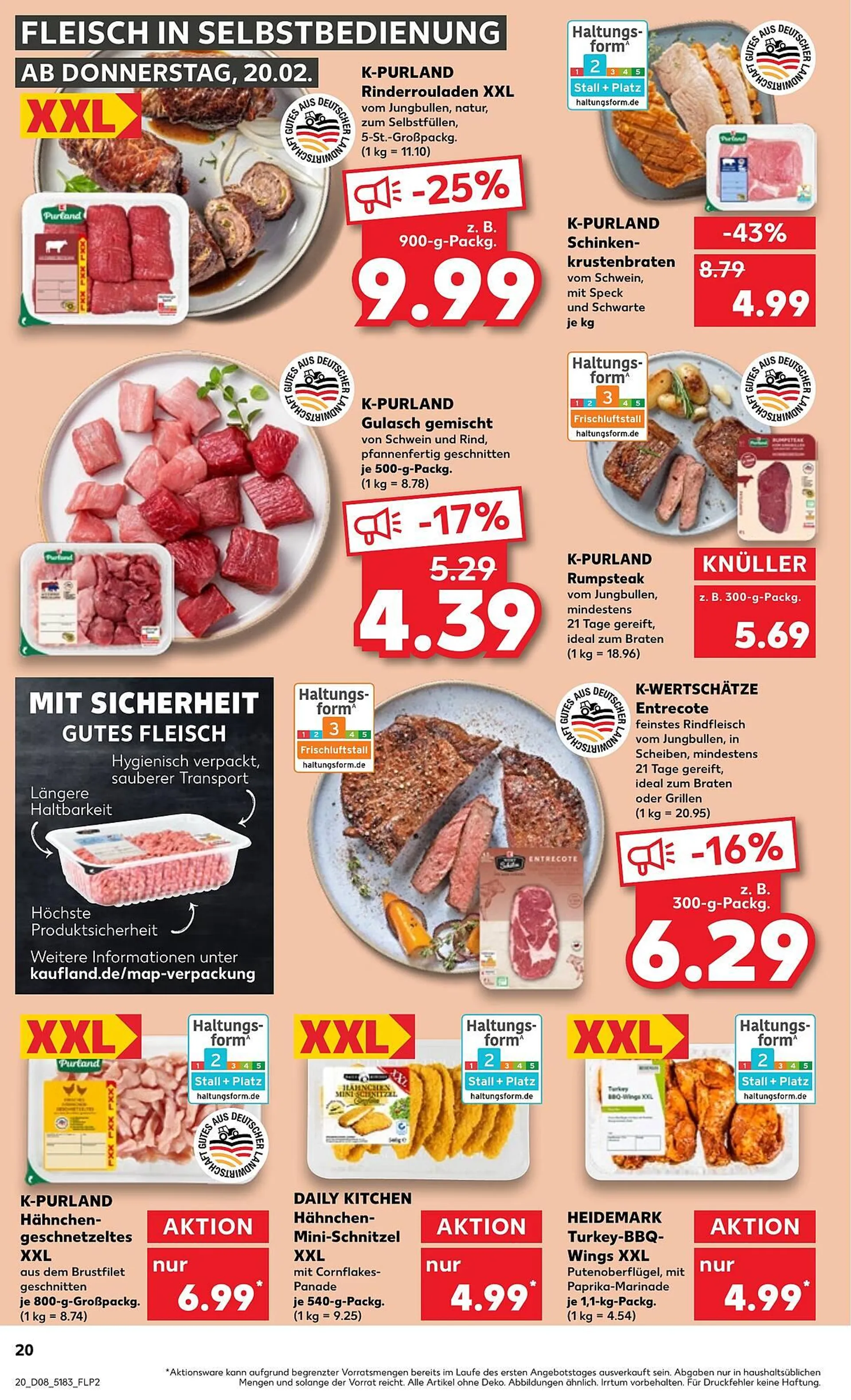 Kaufland Prospekt von 20. Februar bis 26. Februar 2025 - Prospekt seite 20