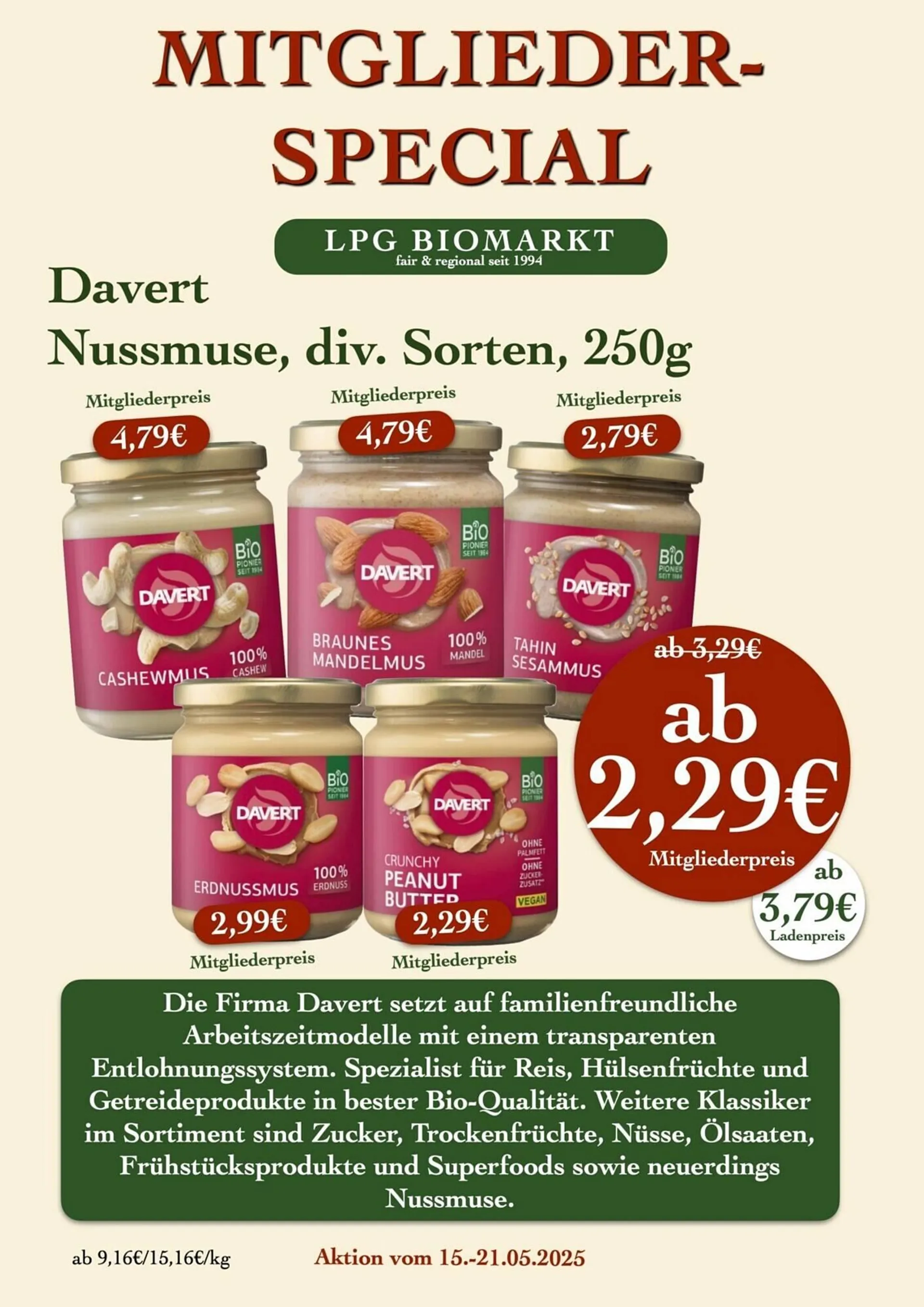 LPG Biomarkt Prospekt von 15. Mai bis 21. Mai 2025 - Prospekt seite 10