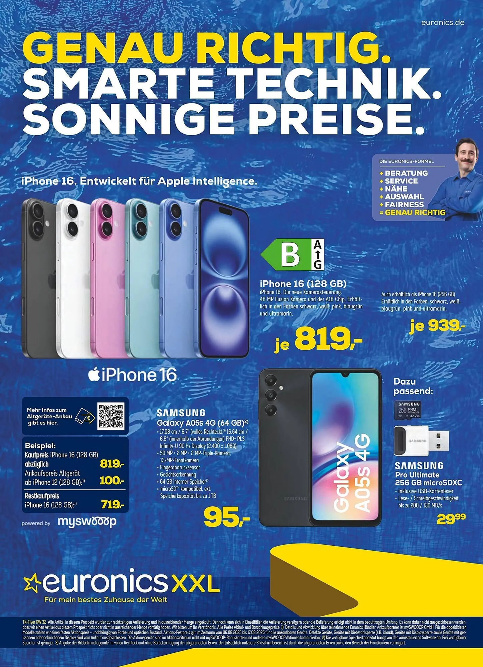 Euronics Prospekt von 6. August bis 17. August 2025 - Prospekt seite 1