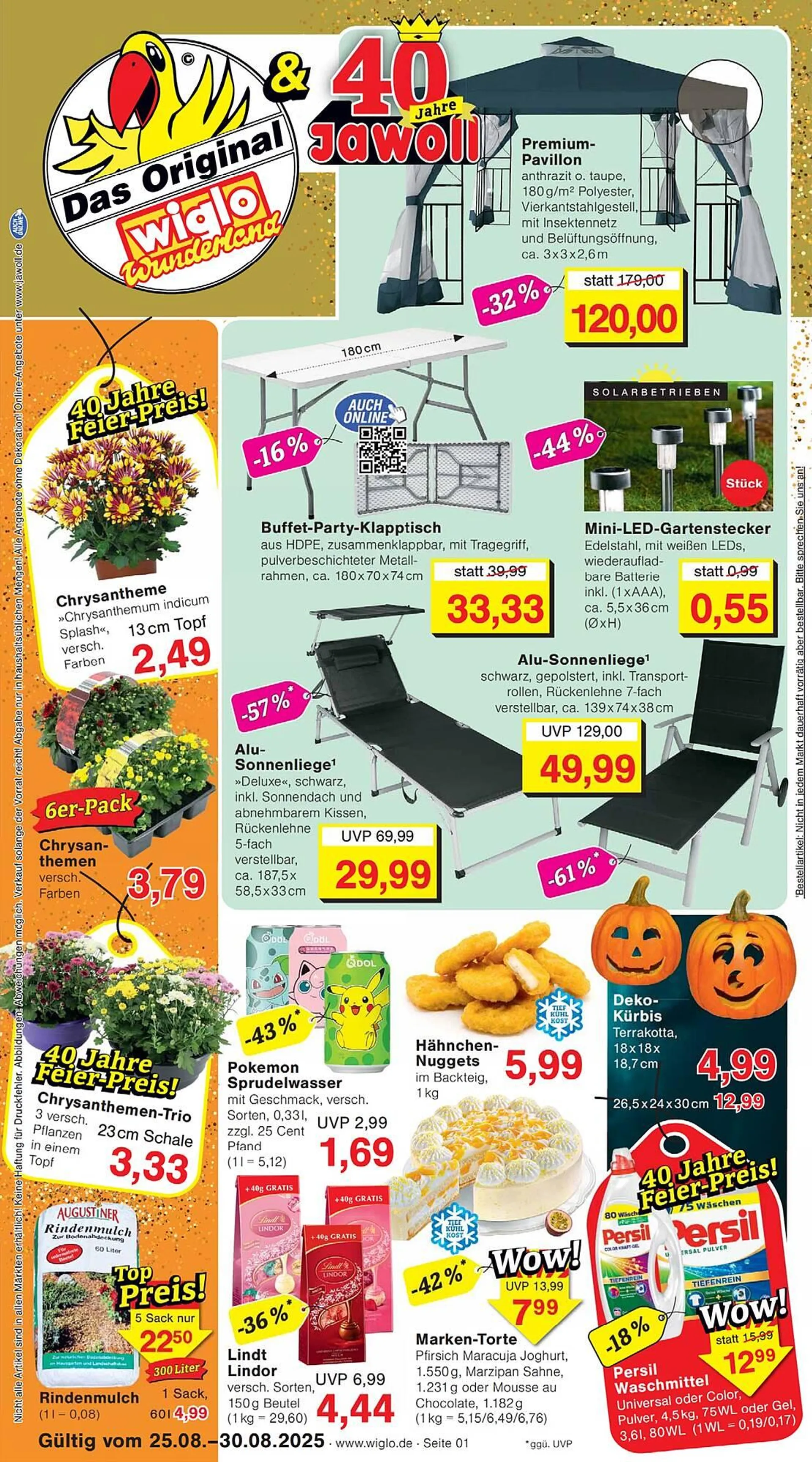 Wiglo Wunderland Prospekt von 25. August bis 30. August 2025 - Prospekt seite 1