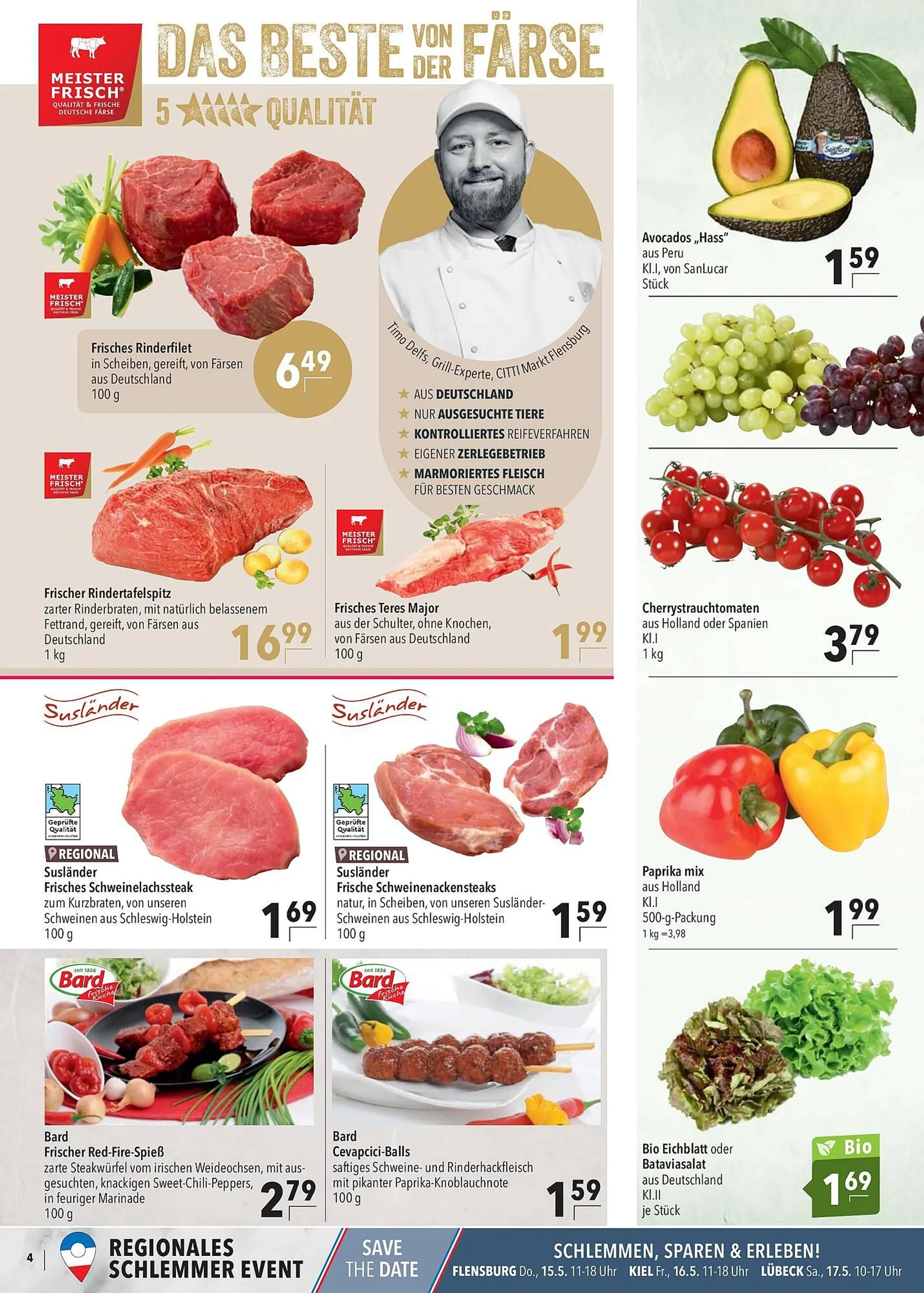 CITTI Markt Prospekt von 14. Mai bis 20. Mai 2025 - Prospekt seite 4