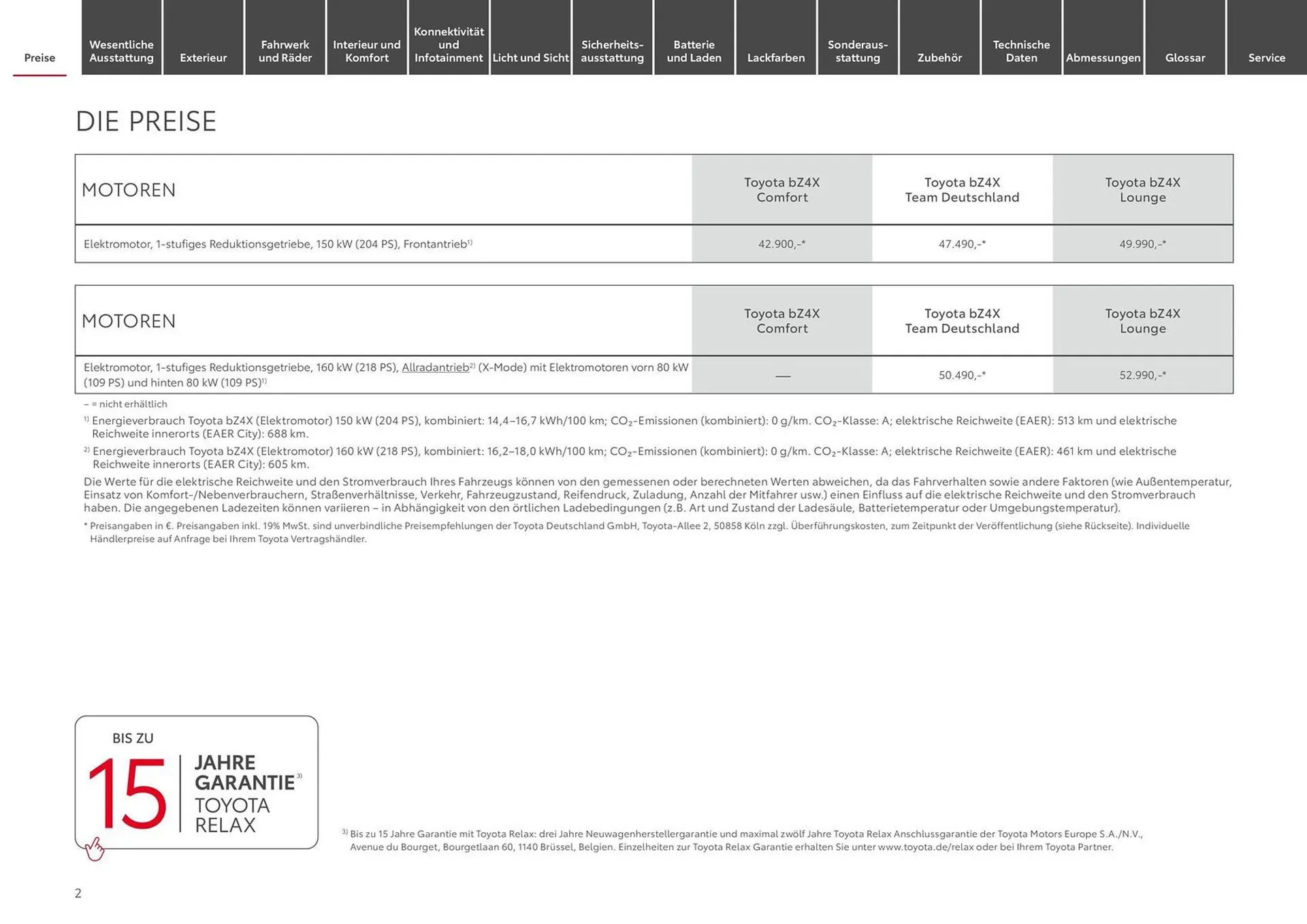 Toyota Prospekt von 22. Februar bis 15. März 2025 - Prospekt seite 2