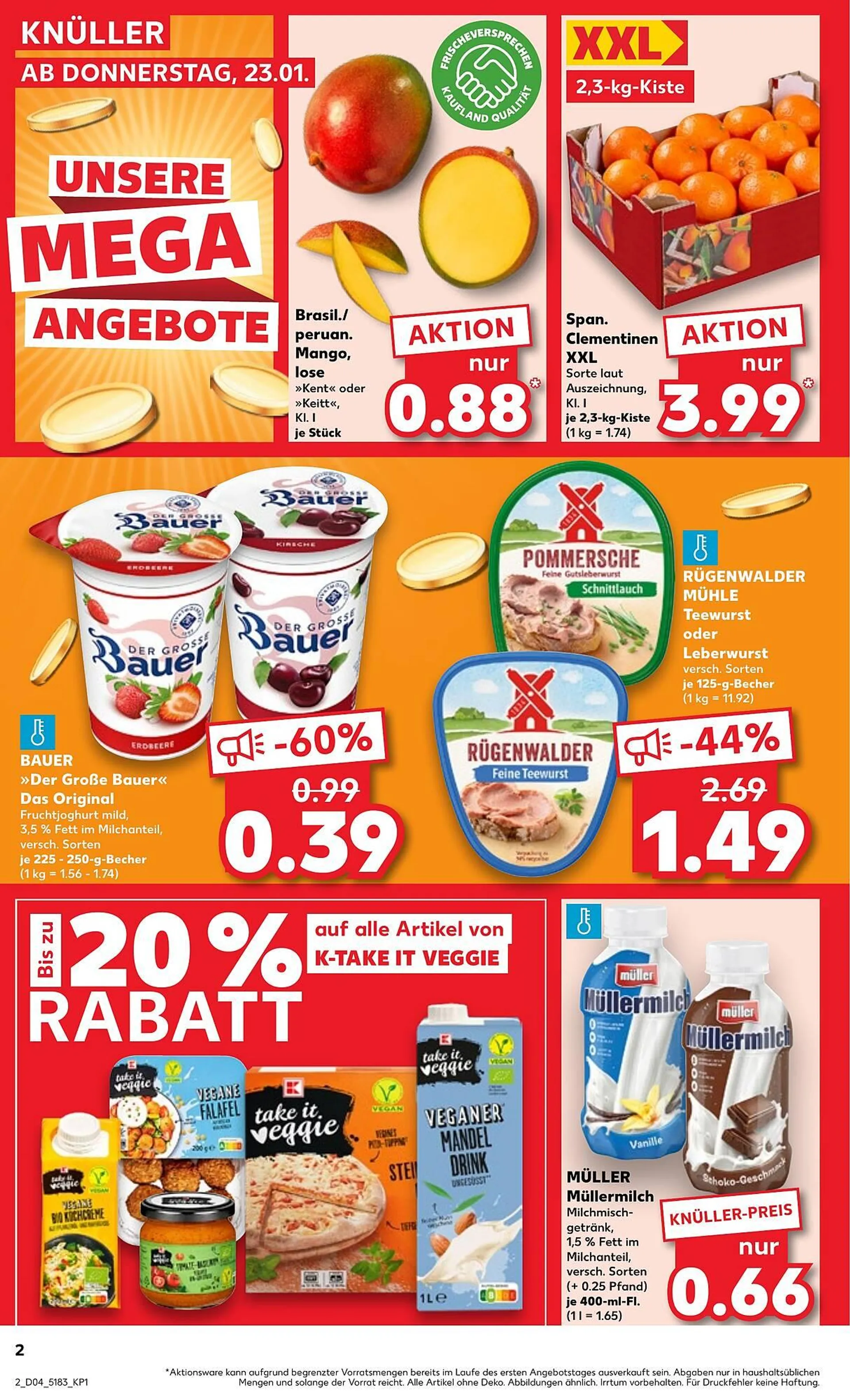 Kaufland Prospekt von 23. Januar bis 29. Januar 2025 - Prospekt seite 2