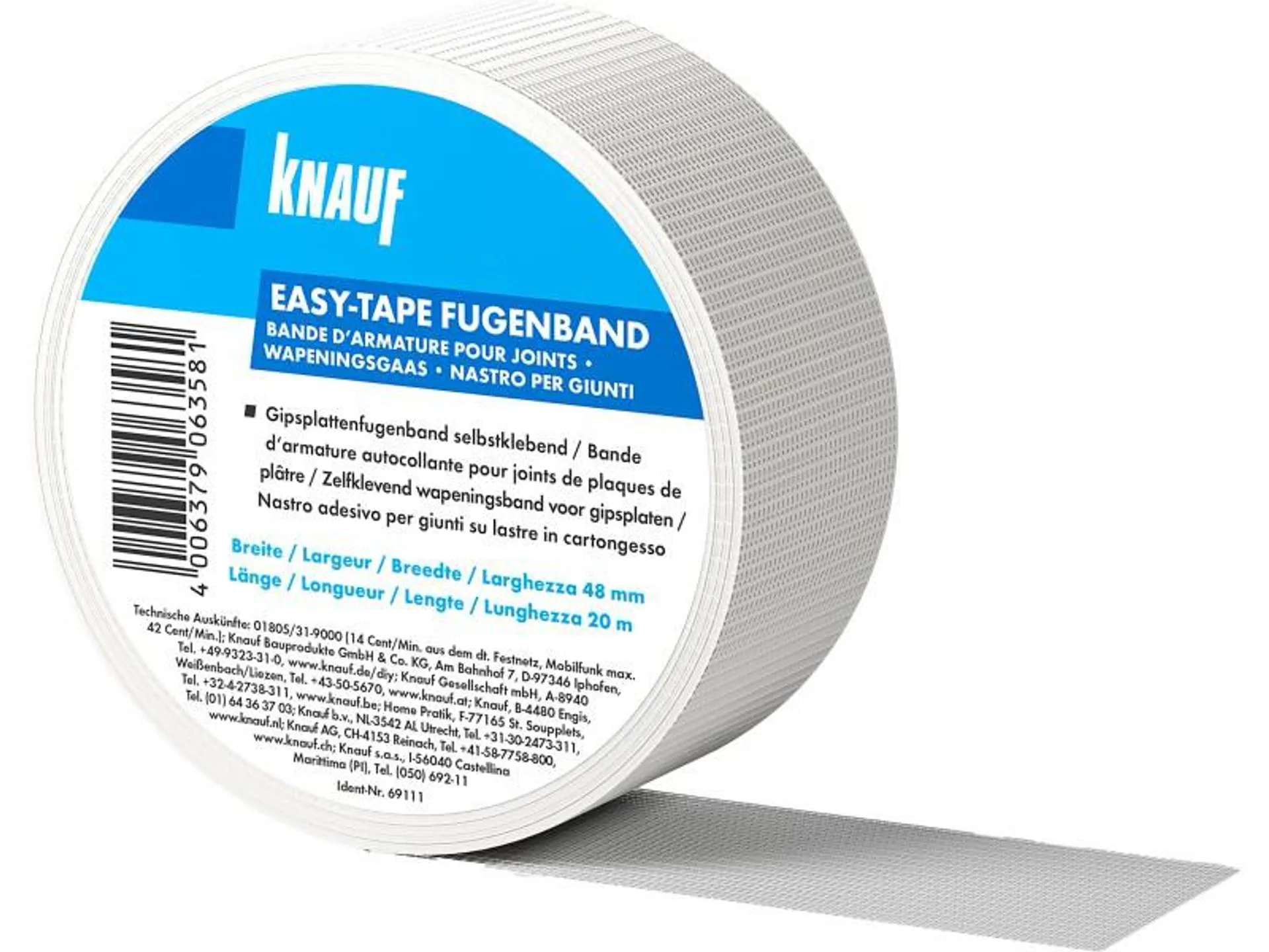 Knauf Easy-Tape Fugenband 48/20 selbstklebend 20 m