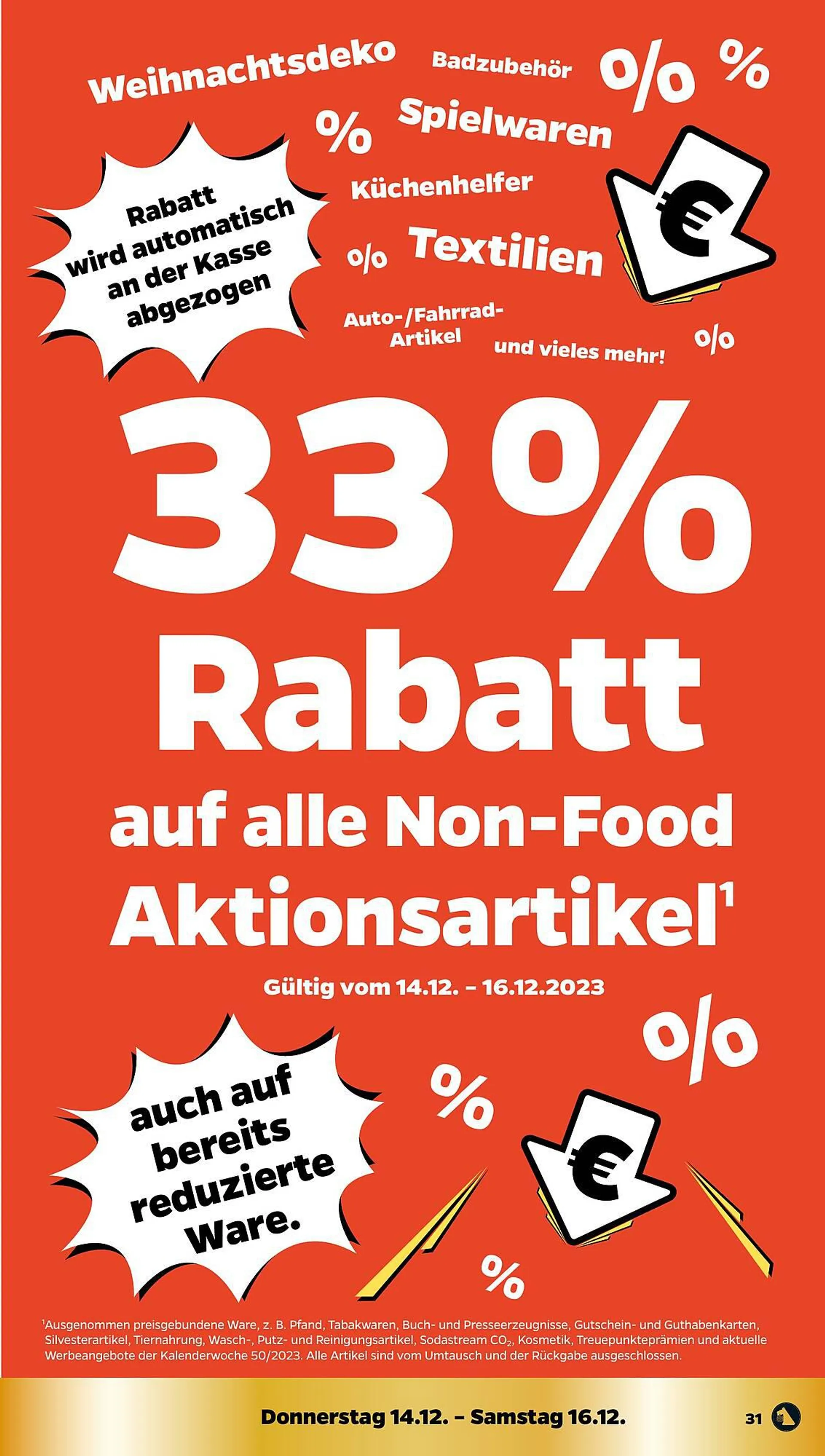 NETTO Prospekt von 11. Dezember bis 16. Dezember 2023 - Prospekt seite 31