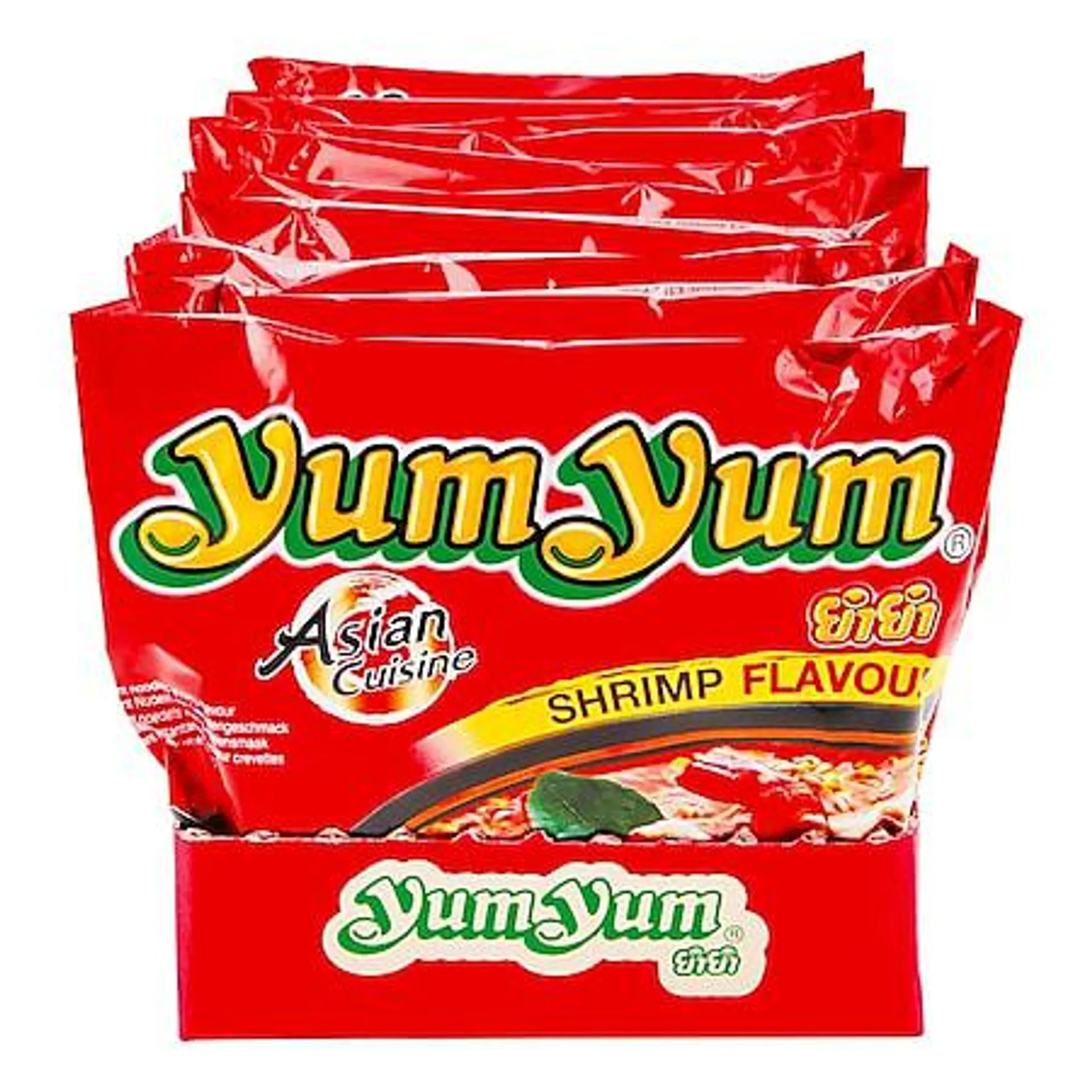 Yum Yum Instantnudeln Shrimp 60 g, 10er Pack