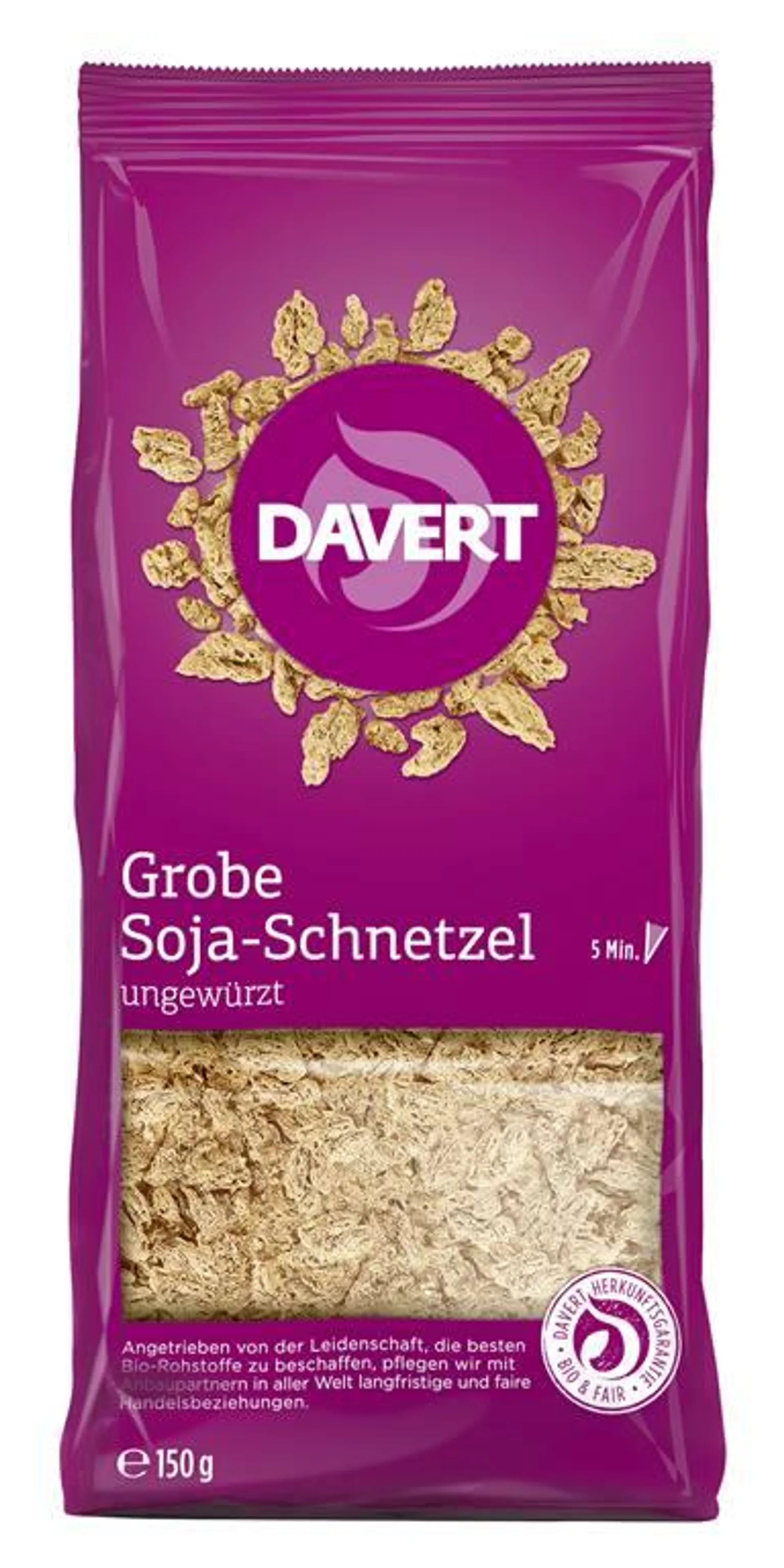 Davert Sojaschnetzel grob 150g