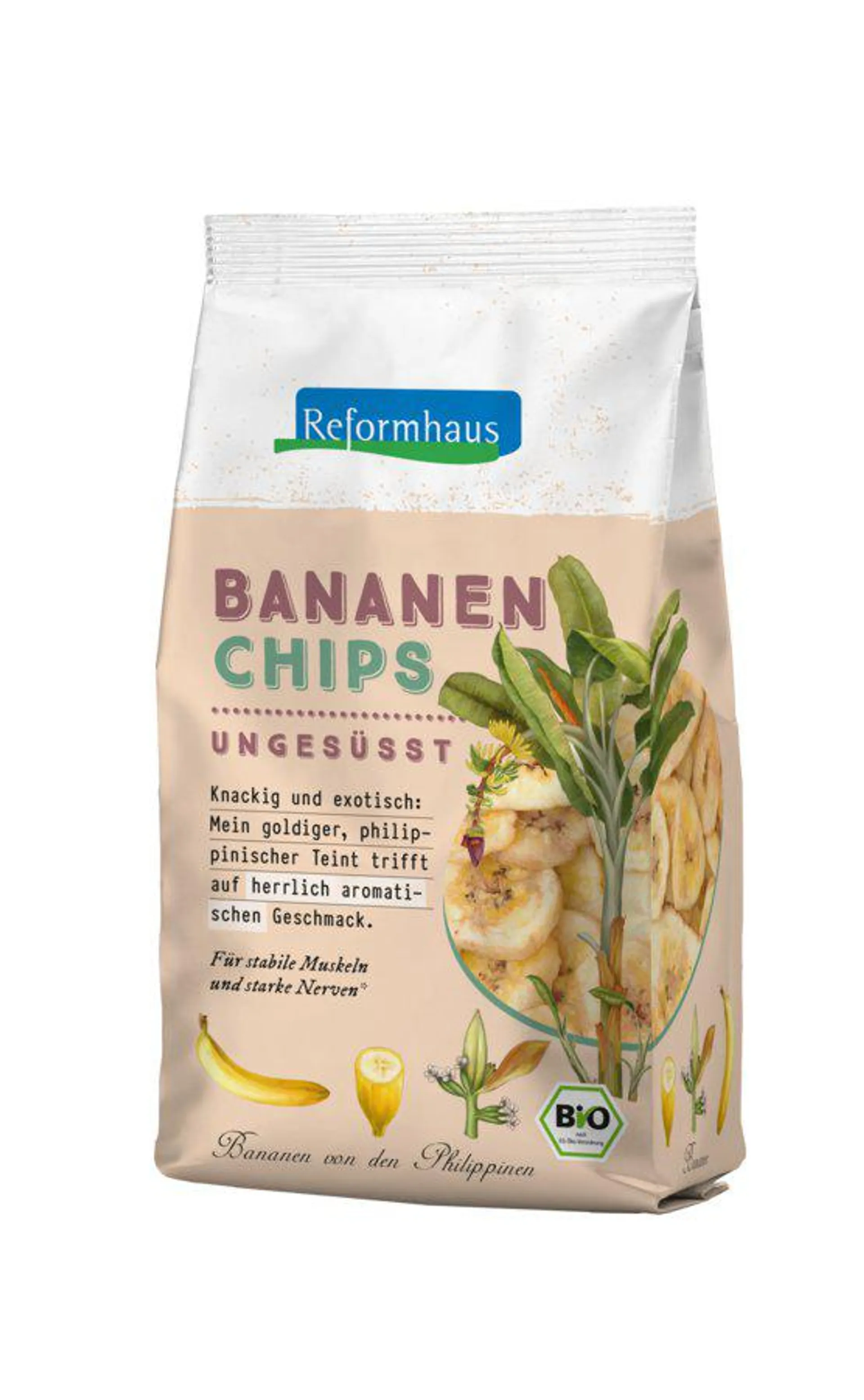 Reformhaus - Bananenchips ungesüsst 175g