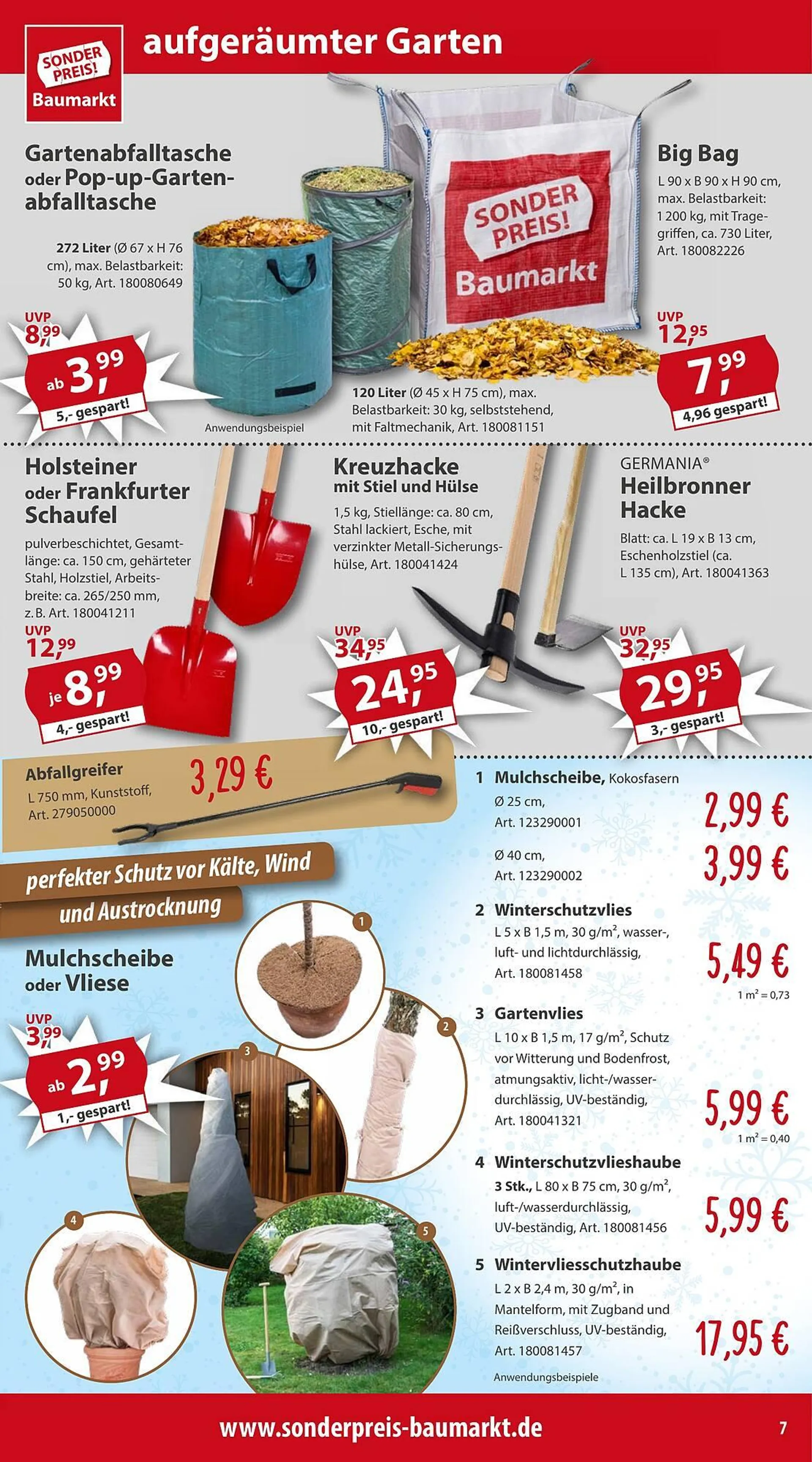 Sonderpreis Baumarkt Prospekt von 5. Oktober bis 11. Oktober 2024 - Prospekt seite 7