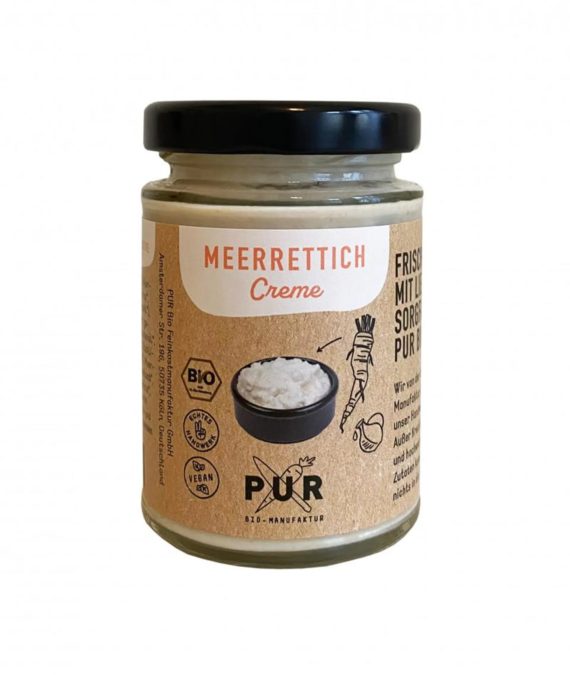 Pur Feinkost Meerrettich Creme 95 g