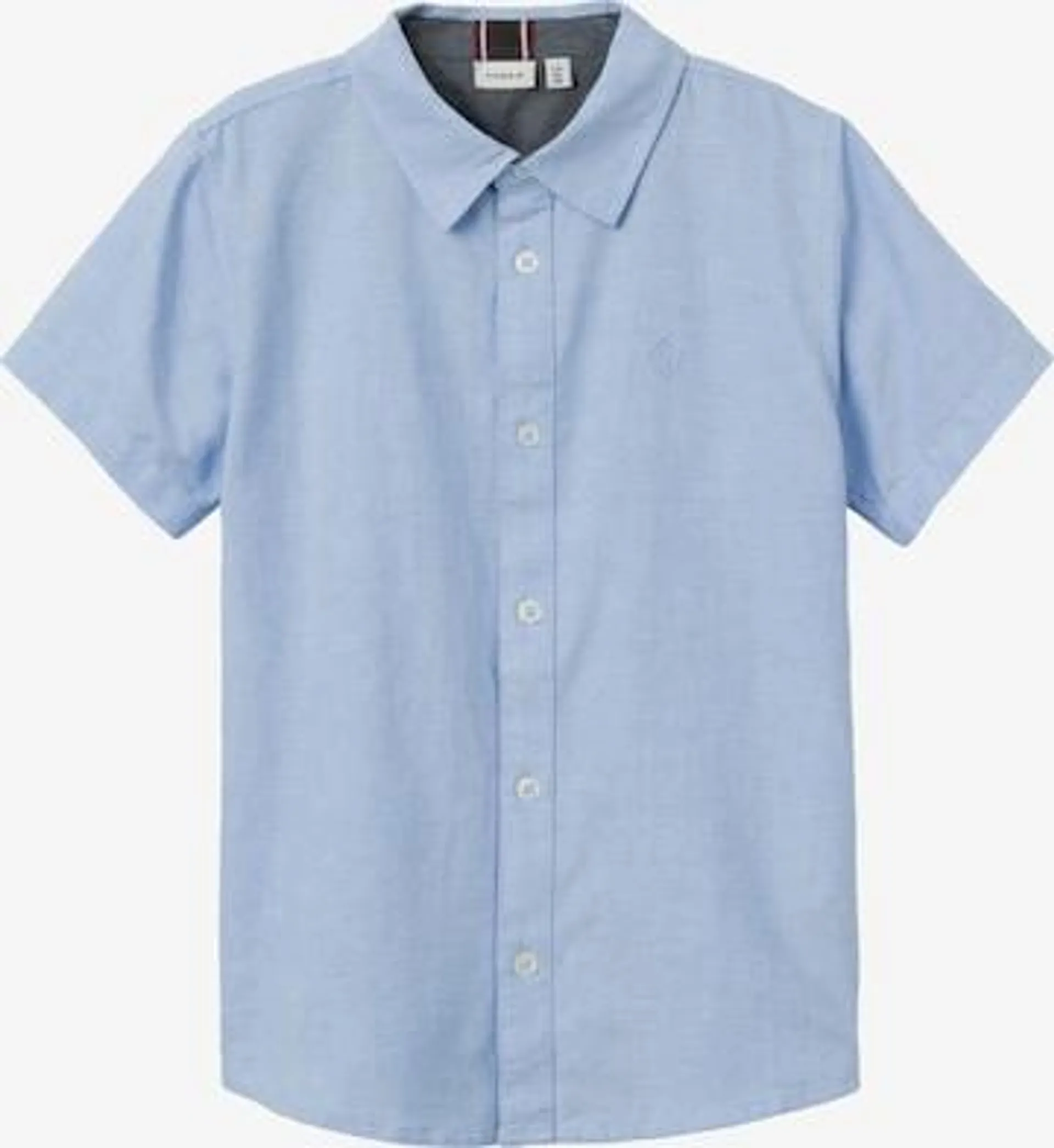 NAME IT Regular fit Button Up Shirt 'NKMNewsa' in Light Blue