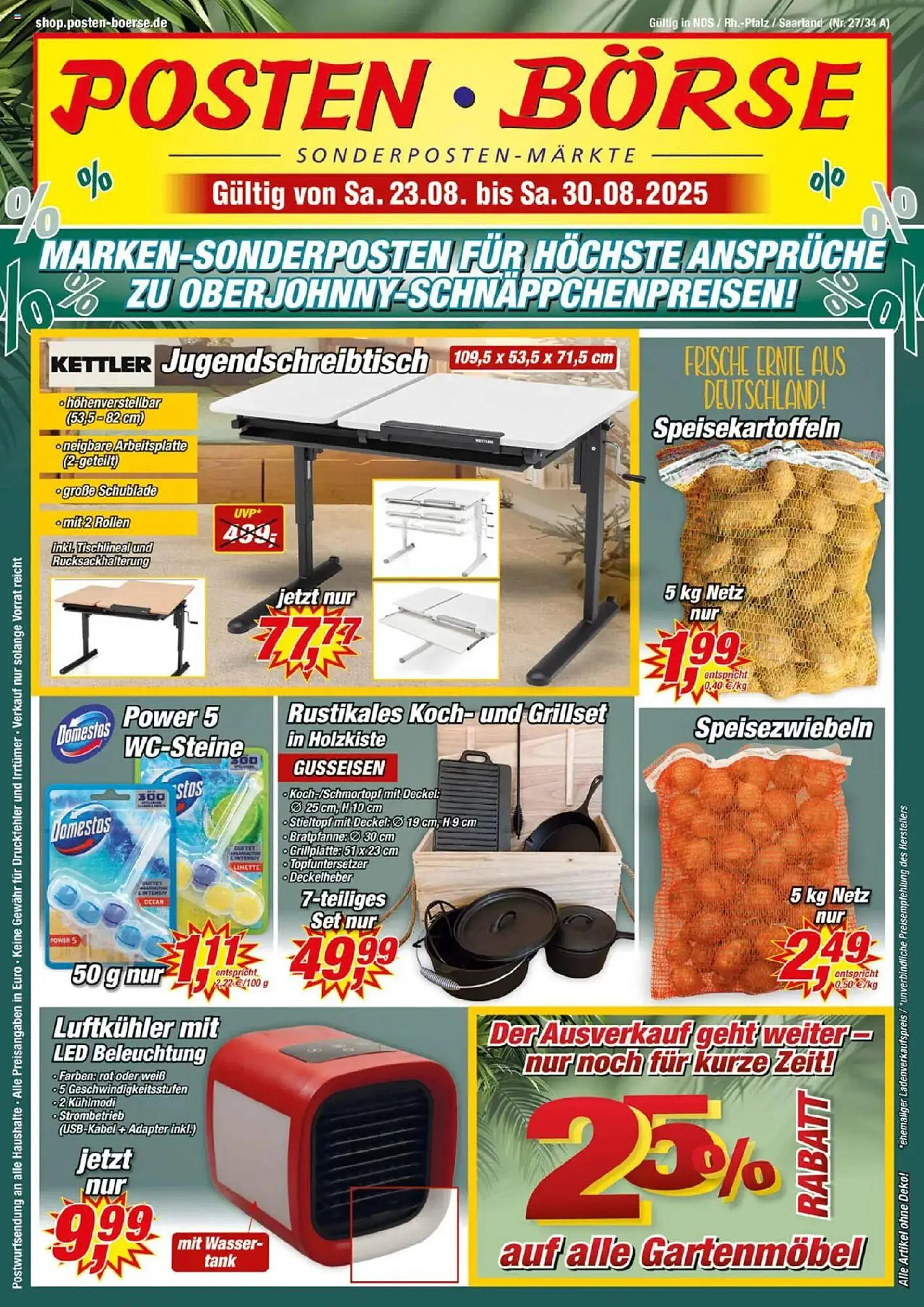 Posten Börse Prospekt von 23. August bis 30. August 2025 - Prospekt seite 1