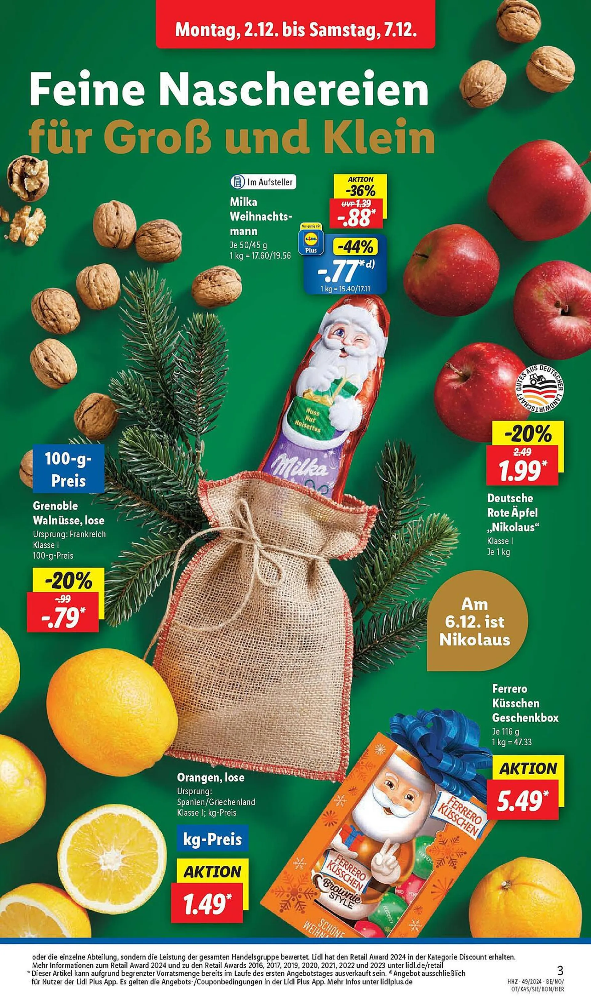 Lidl Prospekt von 9. Dezember bis 14. Dezember 2024 - Prospekt seite 3