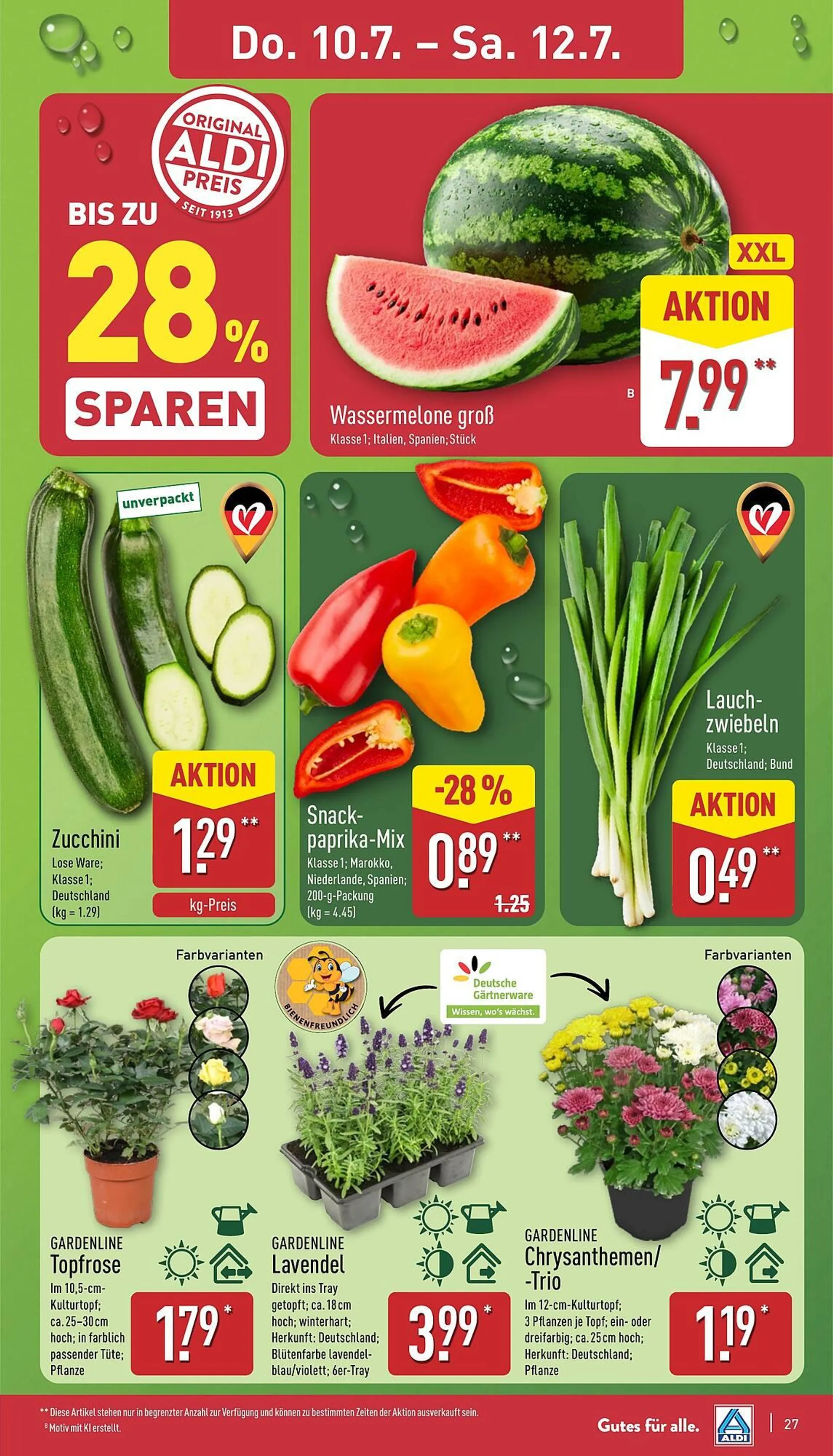 Aldi Nord Prospekt von 7. Juli bis 12. Juli 2025 - Prospekt seite 27