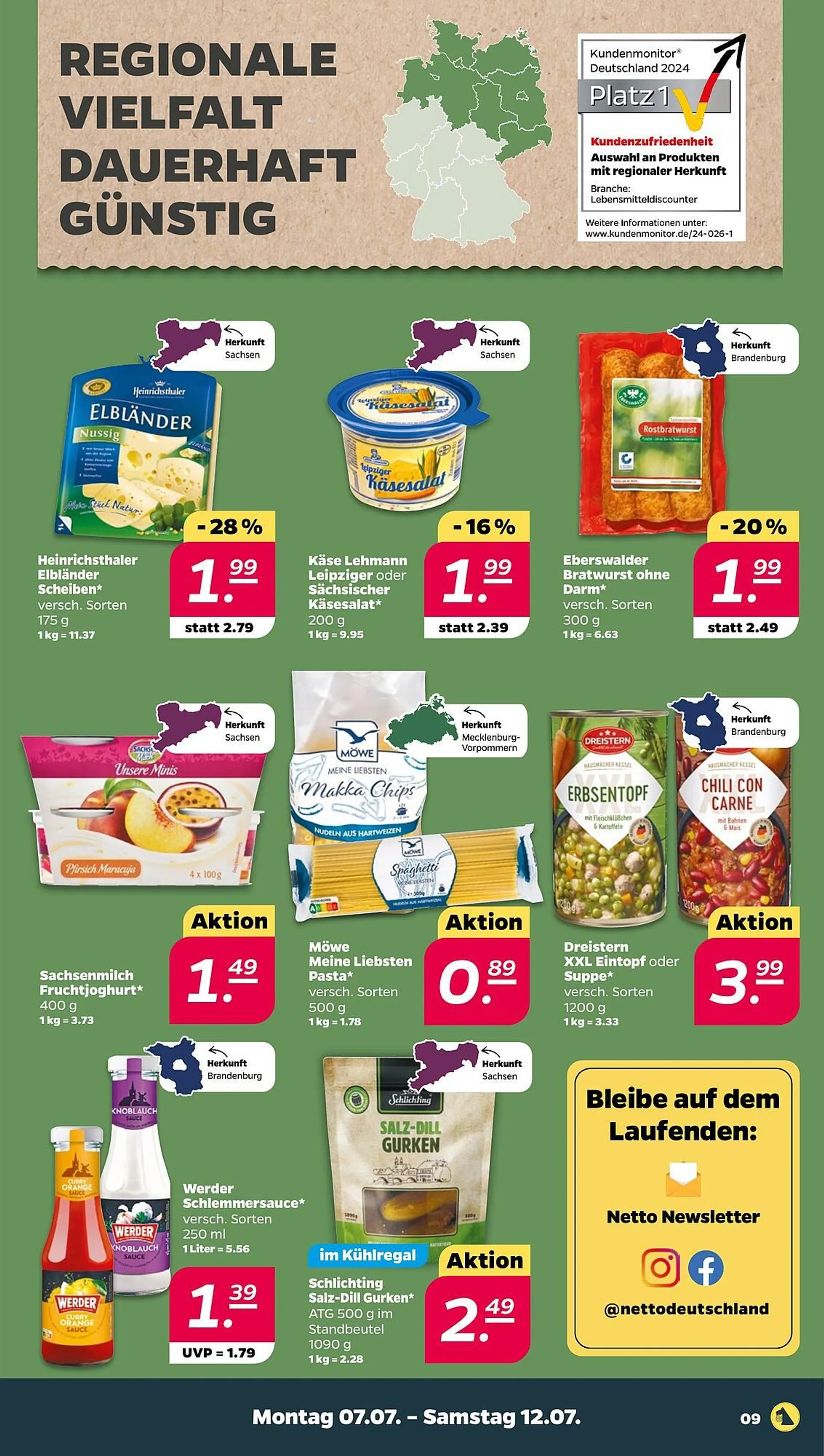 NETTO Prospekt von 7. Juli bis 12. Juli 2025 - Prospekt seite 13