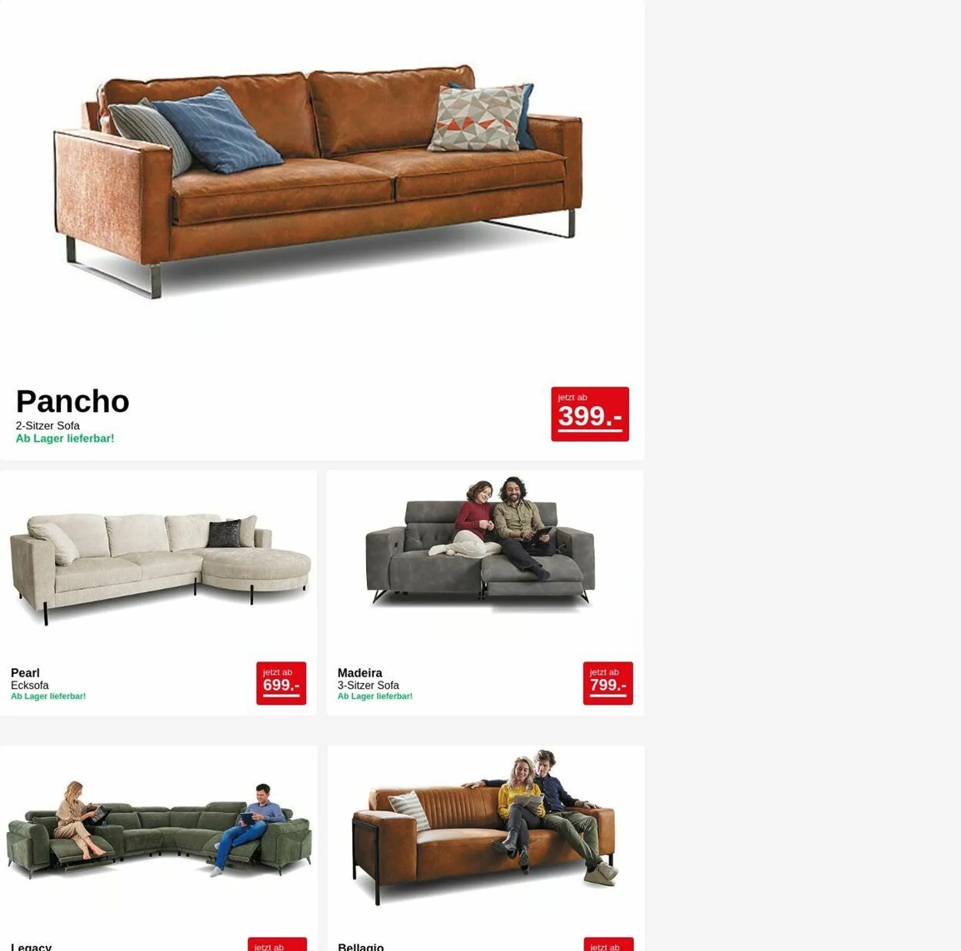 Seats and Sofas Aktueller Prospekt von 26. Mai bis 4. Juni 2025 - Prospekt seite 1