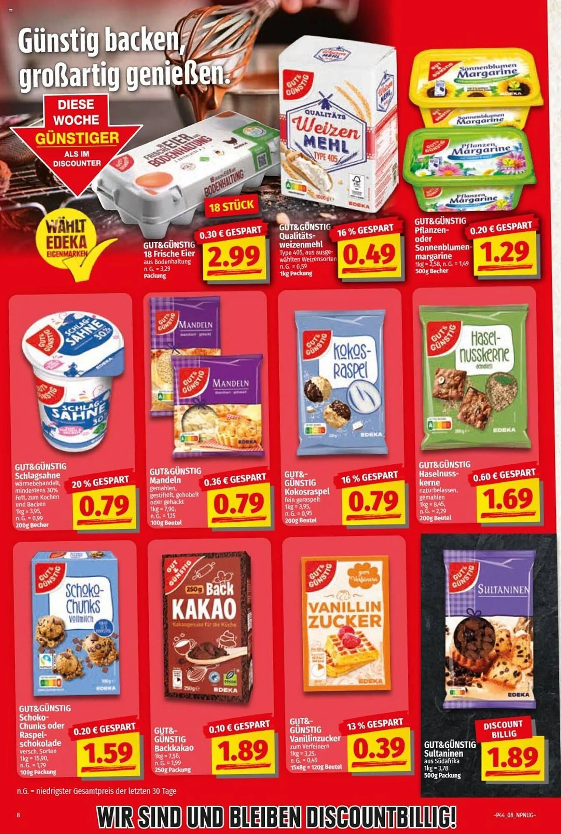 NP Discount Prospekt von 28. Oktober bis 2. November 2024 - Prospekt seite 8