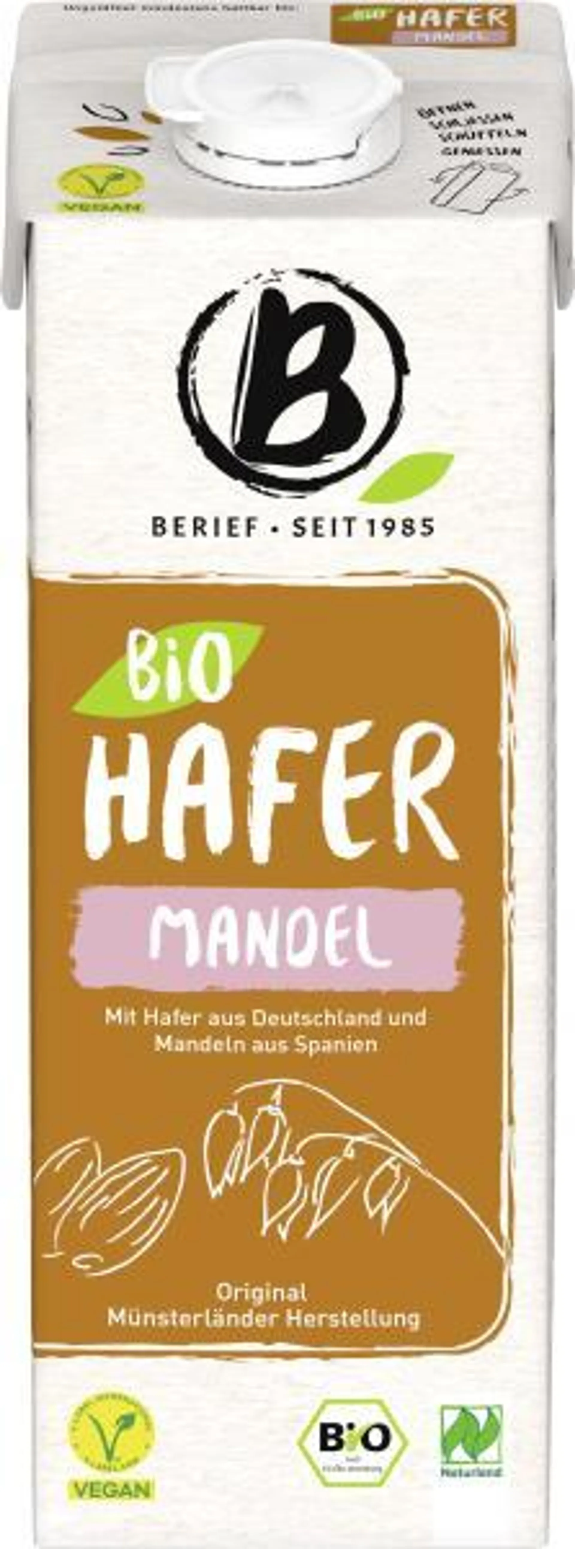 Berief Bio Hafer Mandel Drink