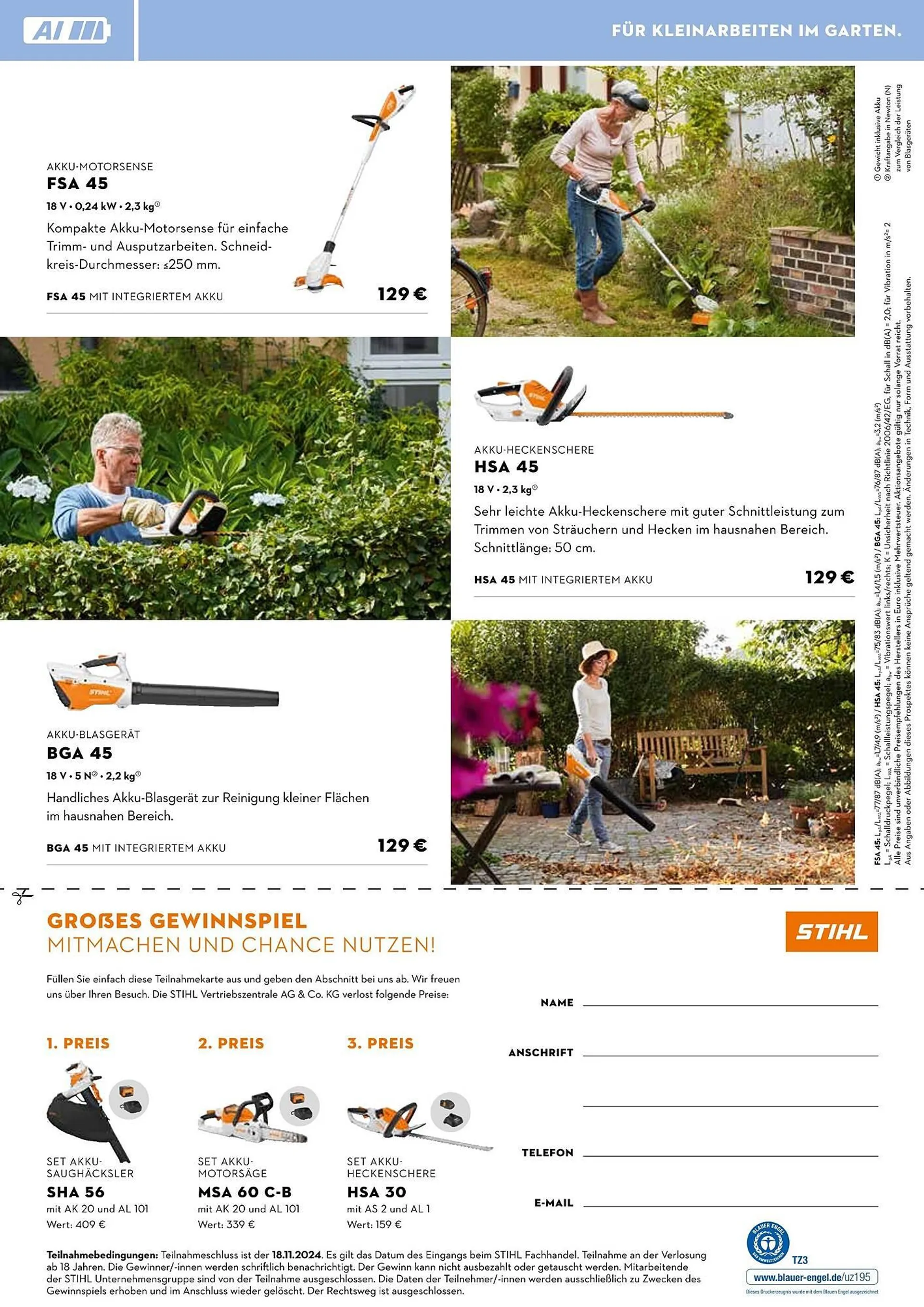 STIHL Prospekt von 27. August bis 31. Dezember 2024 - Prospekt seite 16