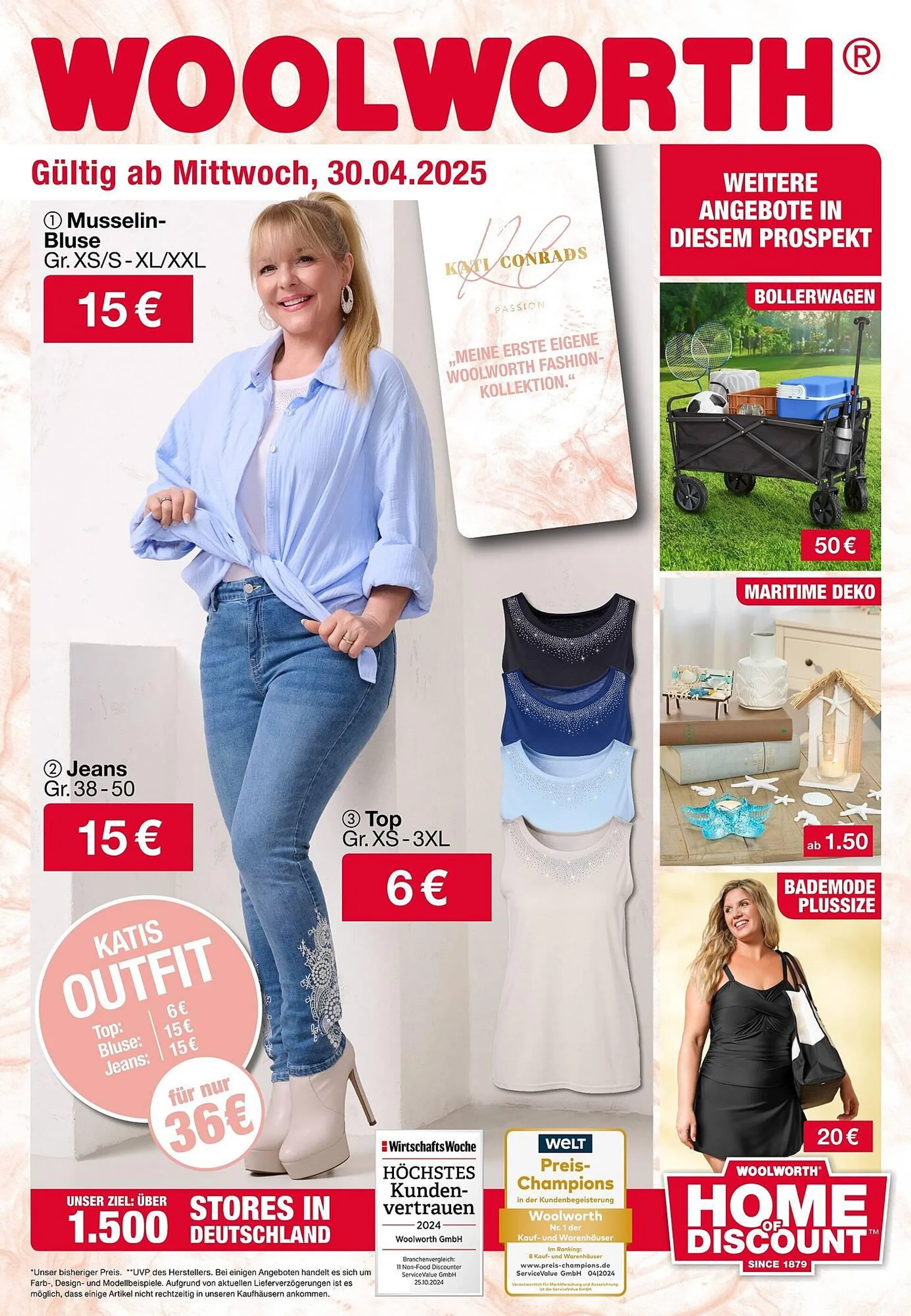 Woolworth Prospekt von 30. April bis 9. Mai 2025 - Prospekt seite 1
