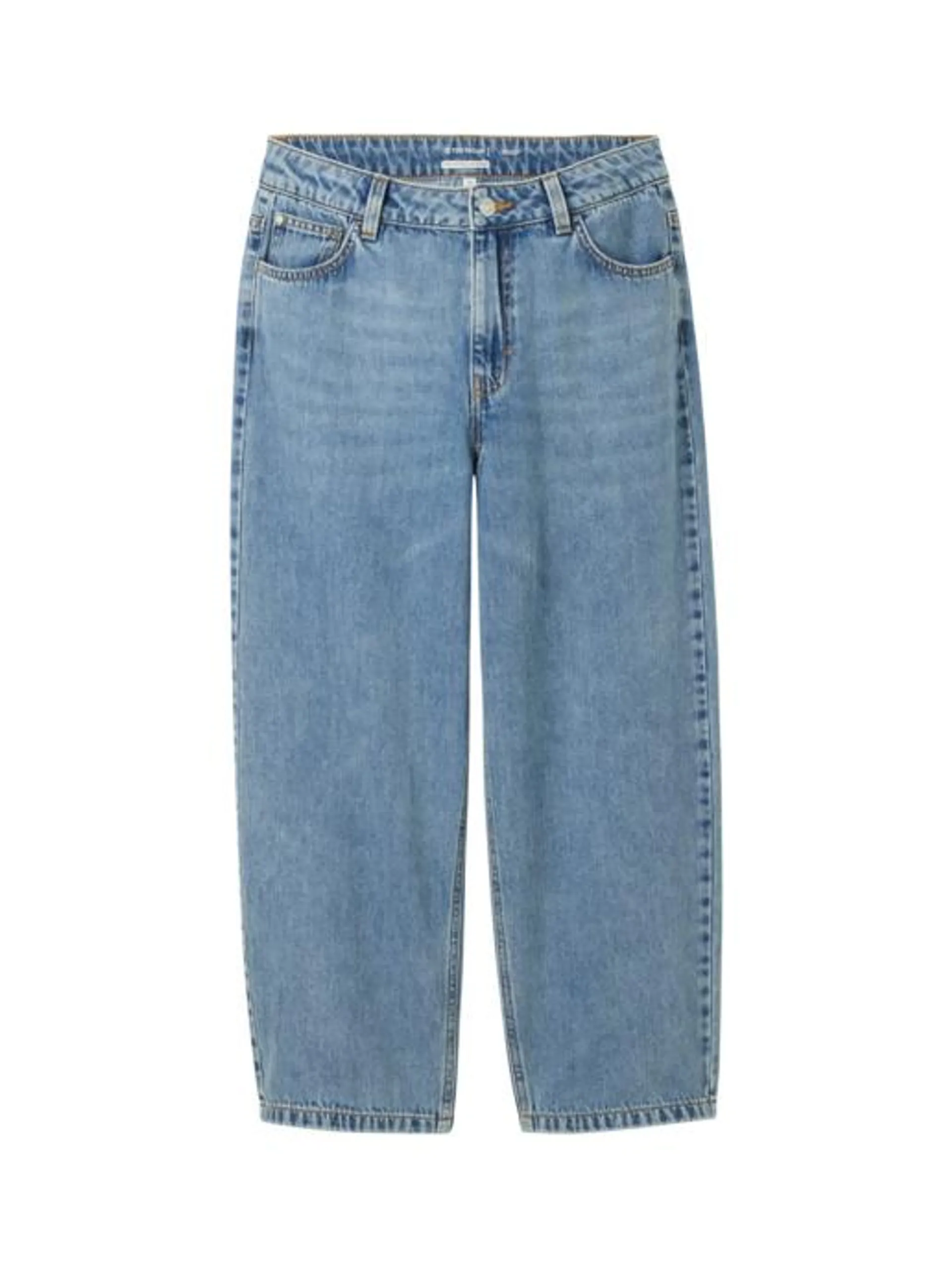 light blue baggy denim