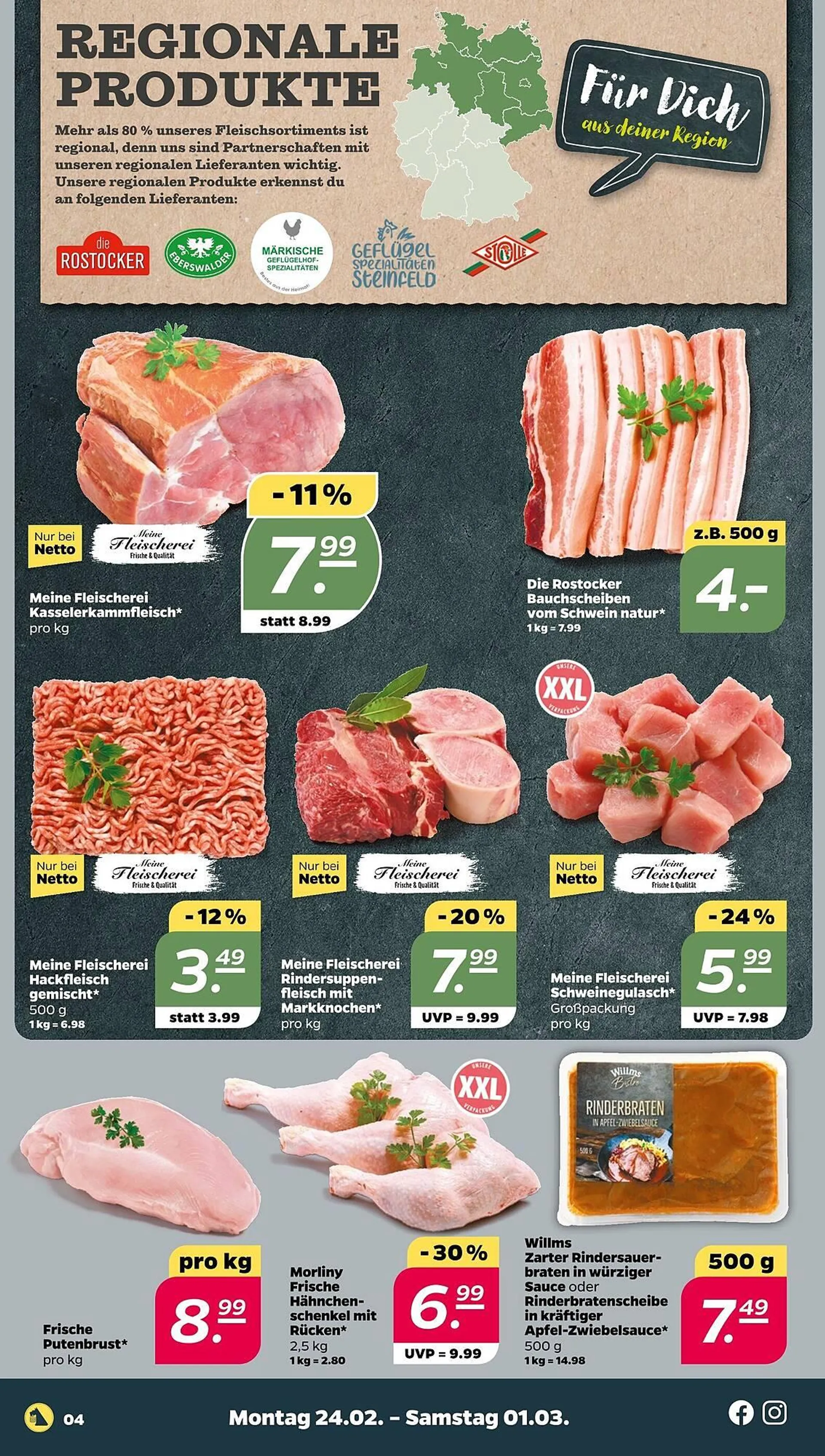 NETTO Prospekt von 24. Februar bis 1. März 2025 - Prospekt seite 4