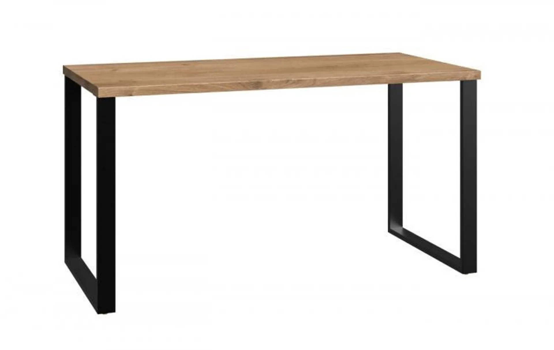 Schreibtisch 140cm LIVERPOOL von Wimex Plankeneiche / Graphit