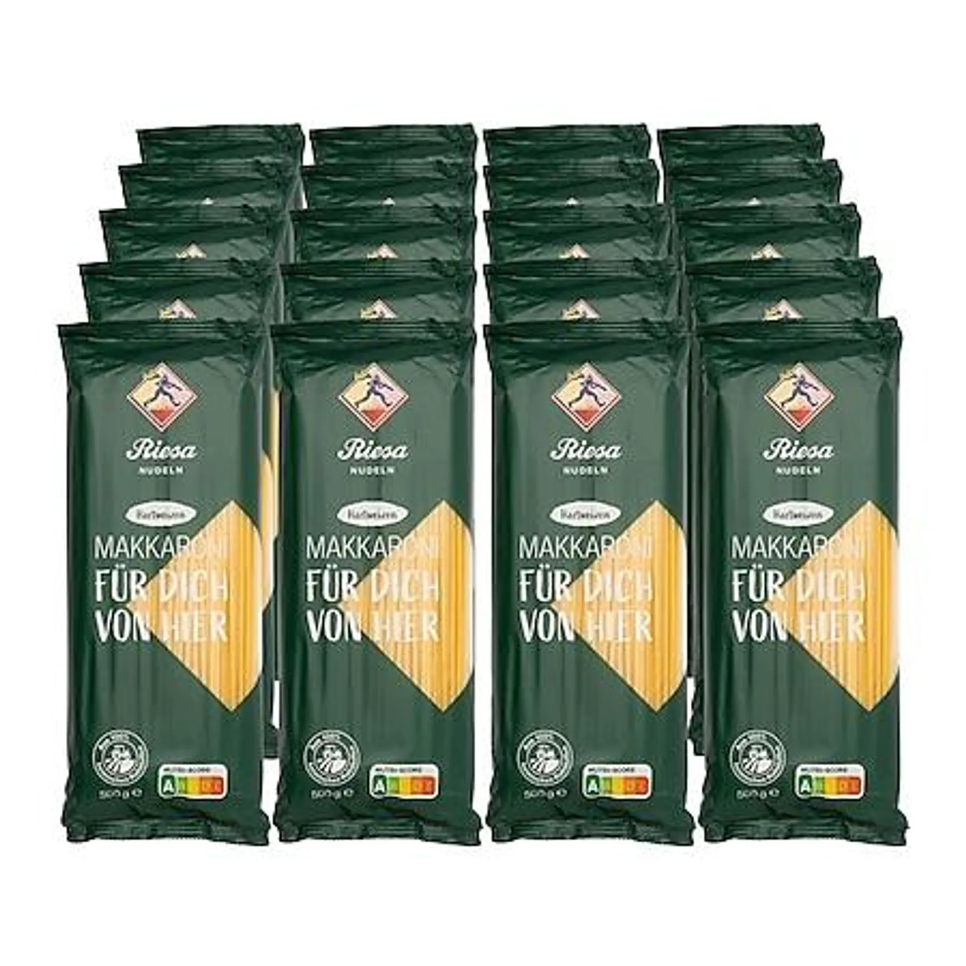 Riesa Schlemmerliebling Makkaroni 500 g, 20er Pack