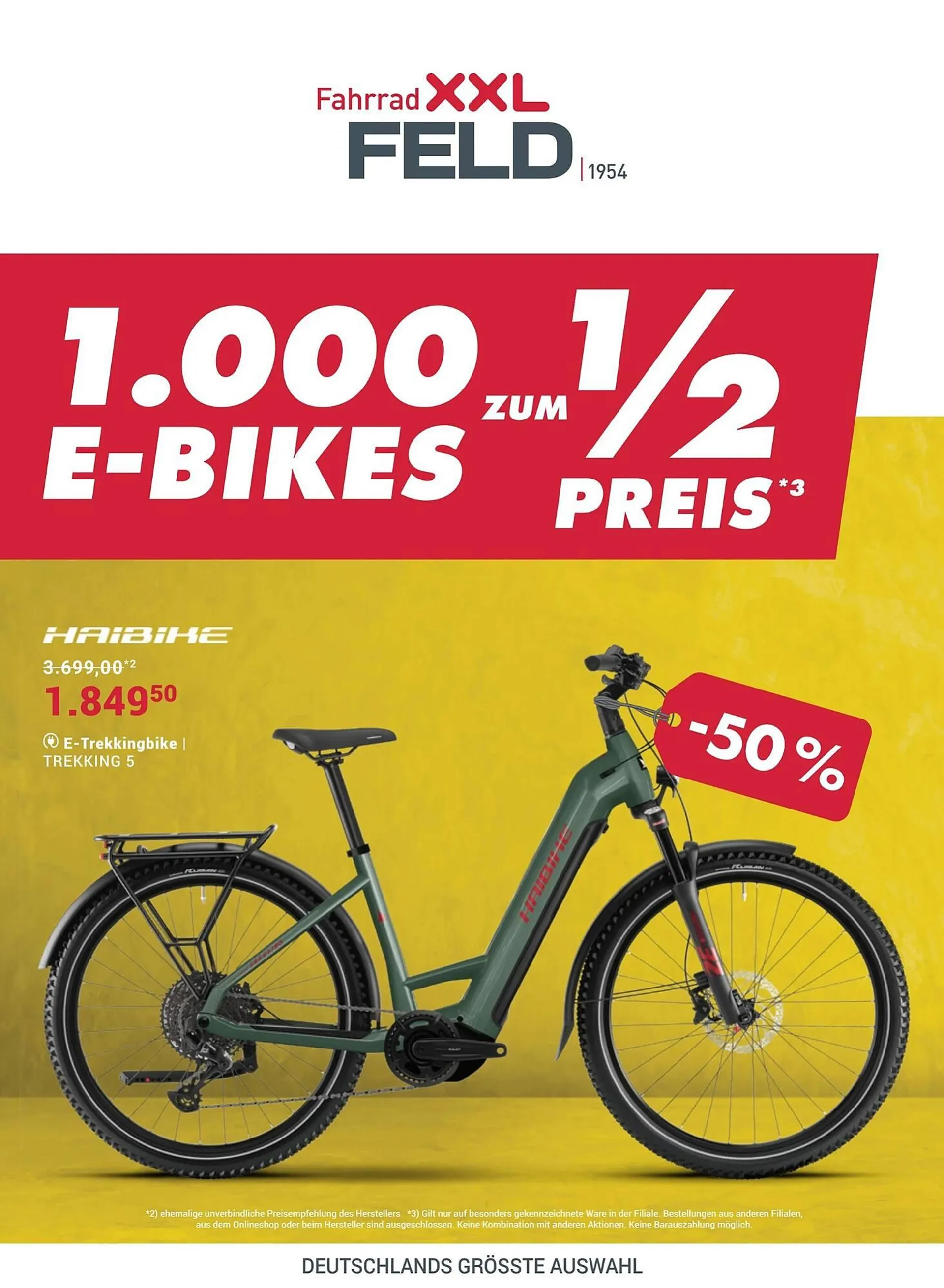 Fahrrad XXL Prospekt von 24. Februar bis 24. März 2025 - Prospekt seite 1