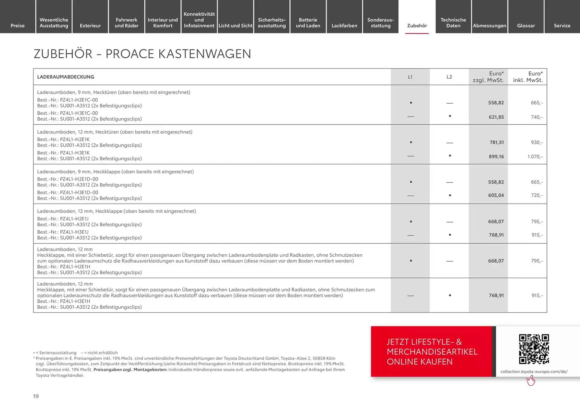 Toyota Prospekt von 13. November bis 13. November 2025 - Prospekt seite 19