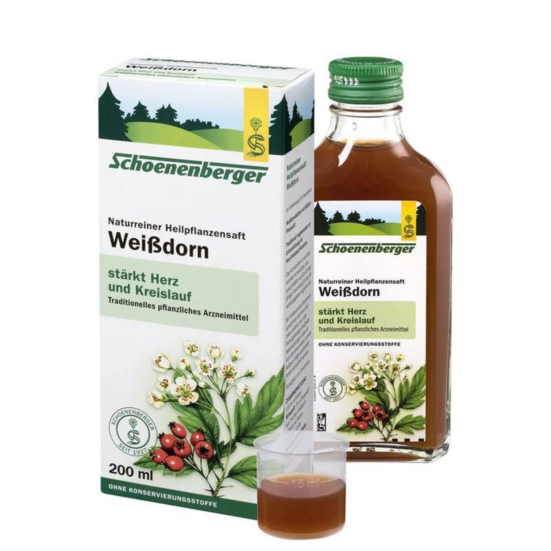 Schoenenberger - Weißdornsaft bio 200ml