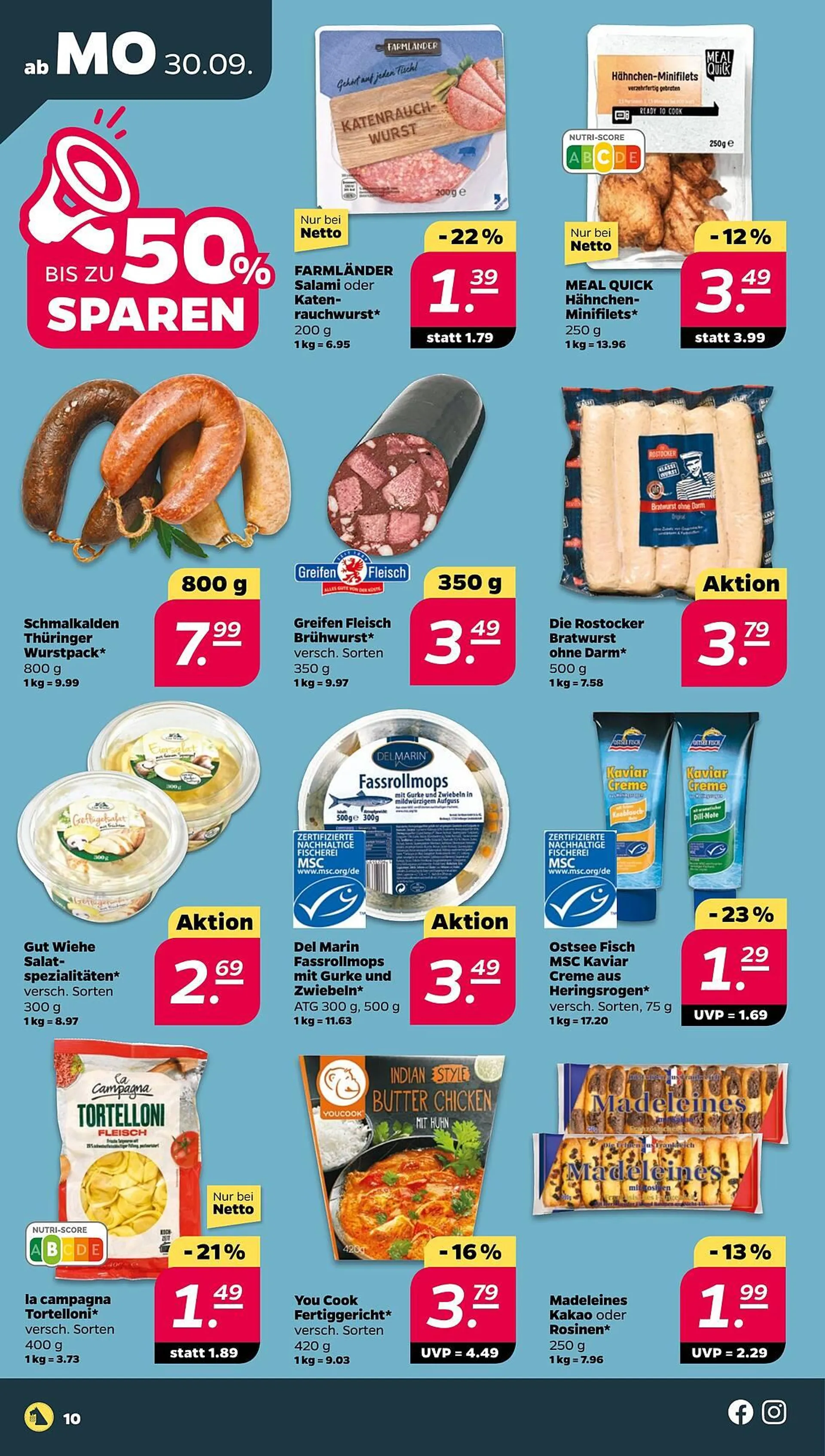 NETTO Prospekt von 30. September bis 5. Oktober 2024 - Prospekt seite 10