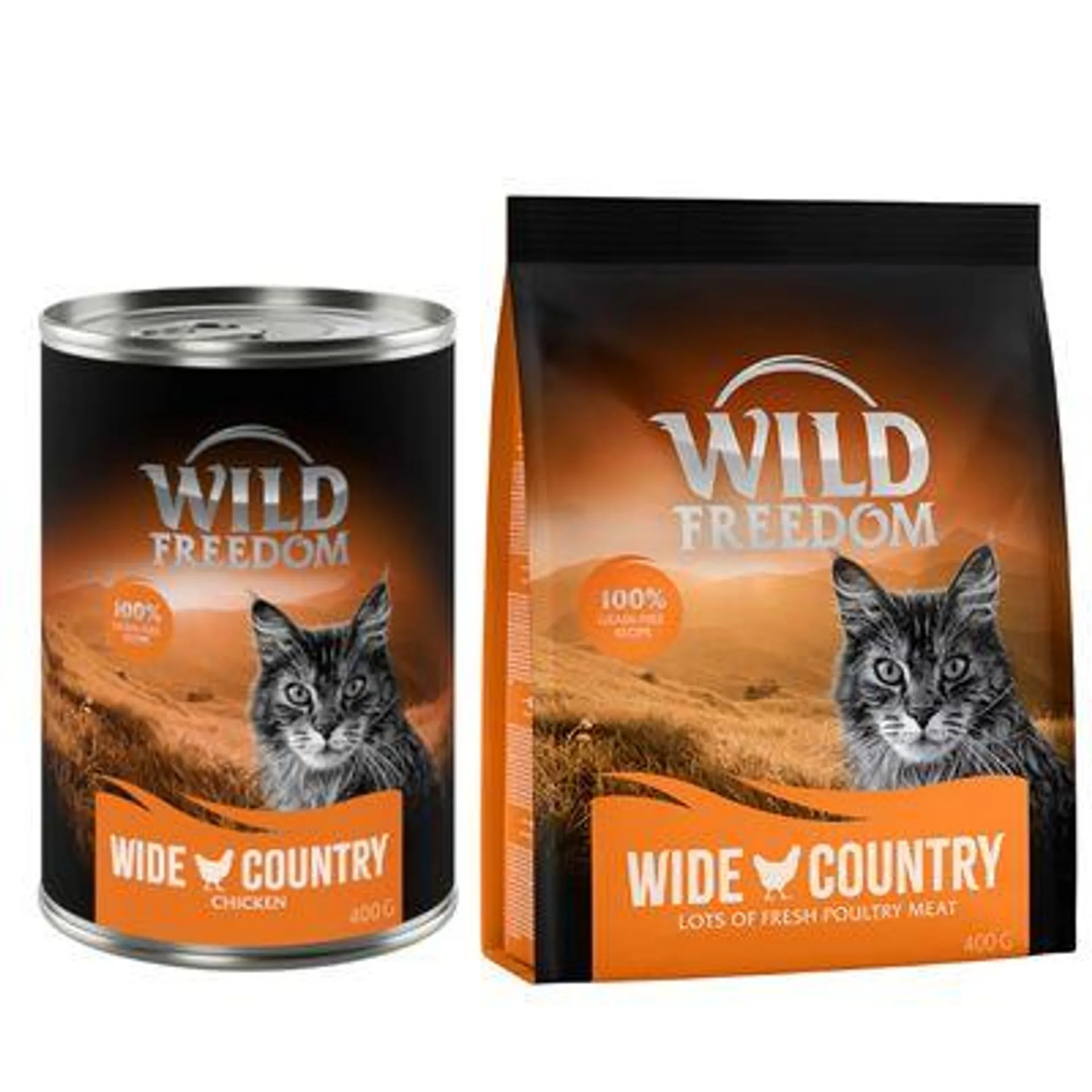 12 x 400 g Wild Freedom Nassfutter + 400 g Trockenfutter zum Sonderpreis!