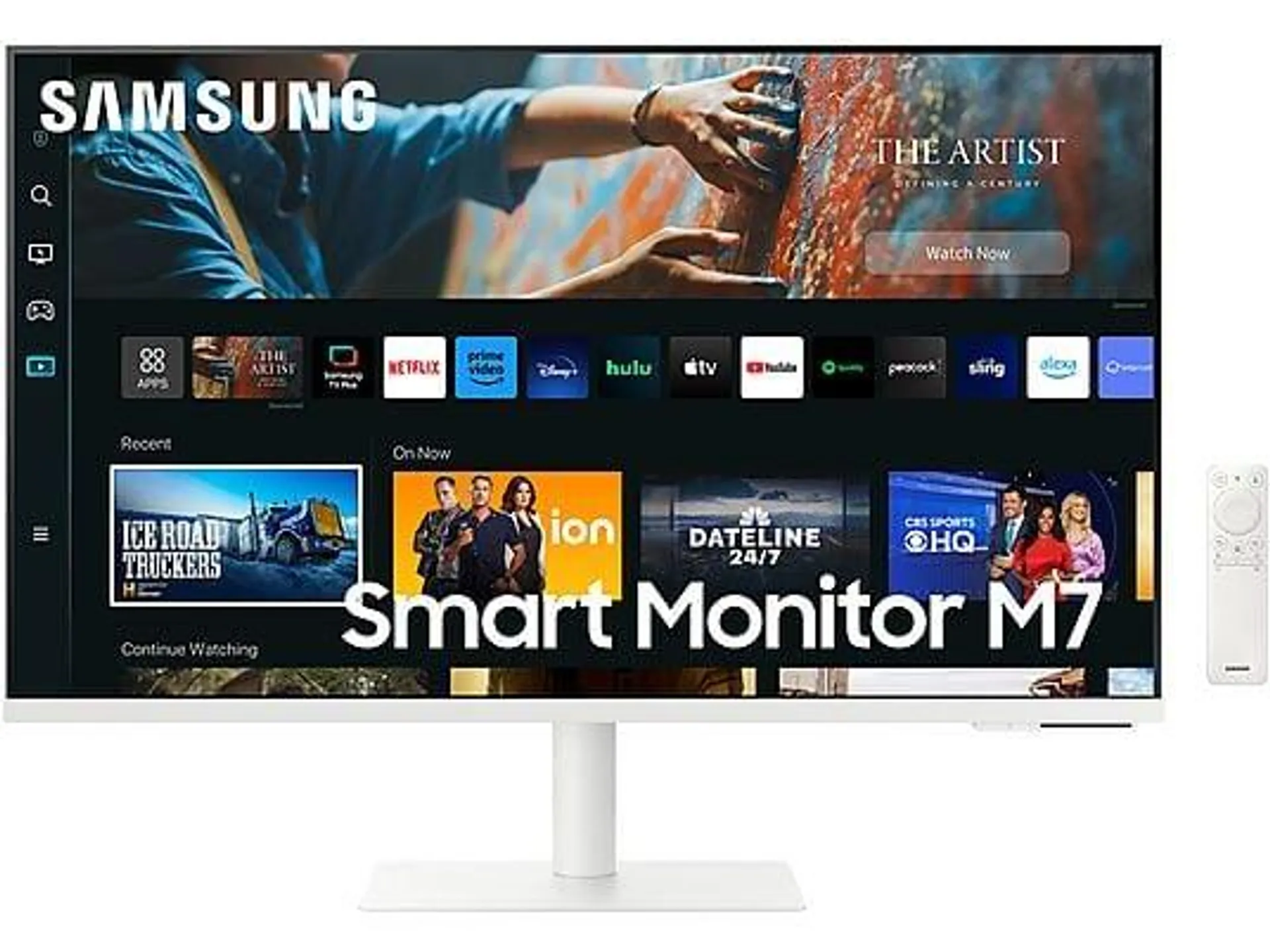 SAMSUNG S32CM703UU-32"/SMART /UHD 4K/60 HZ/ERGO 32 Zoll UHD 4K Smart Monitor (4 ms Reaktionszeit , 60 Hz , 60 Hz nativ)