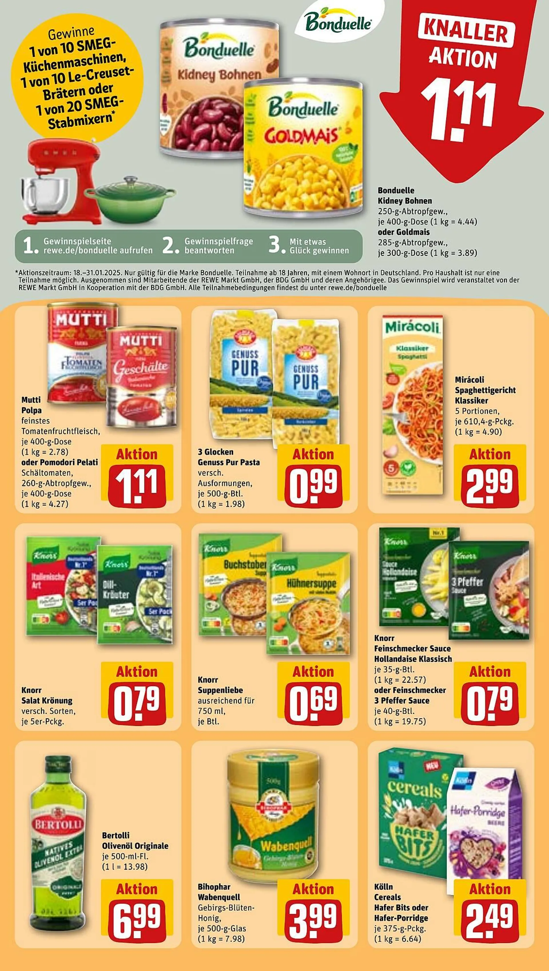 REWE Prospekt von 20. Januar bis 25. Januar 2025 - Prospekt seite 22