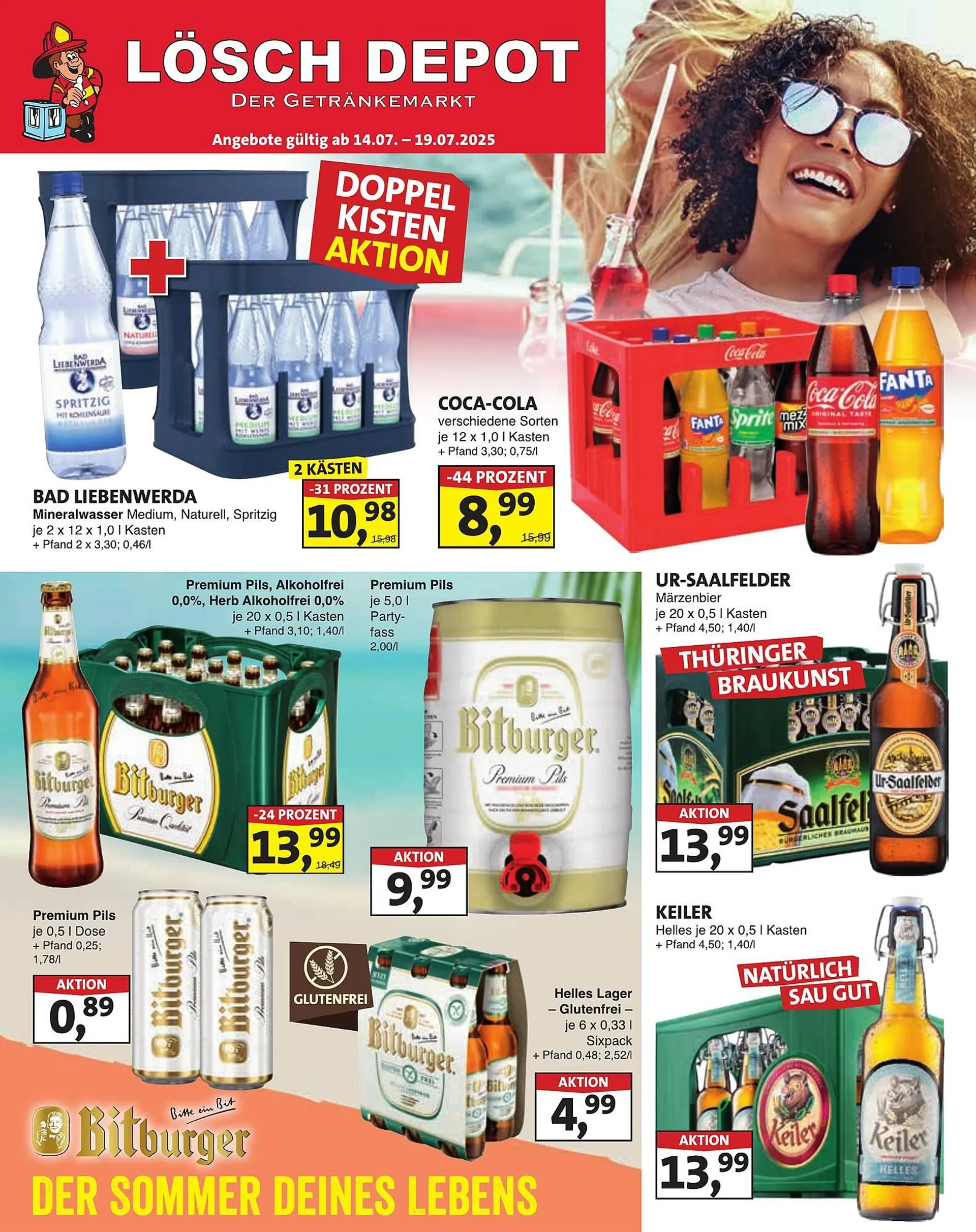 Lösch Depot Prospekt von 14. Juli bis 19. Juli 2025 - Prospekt seite 1