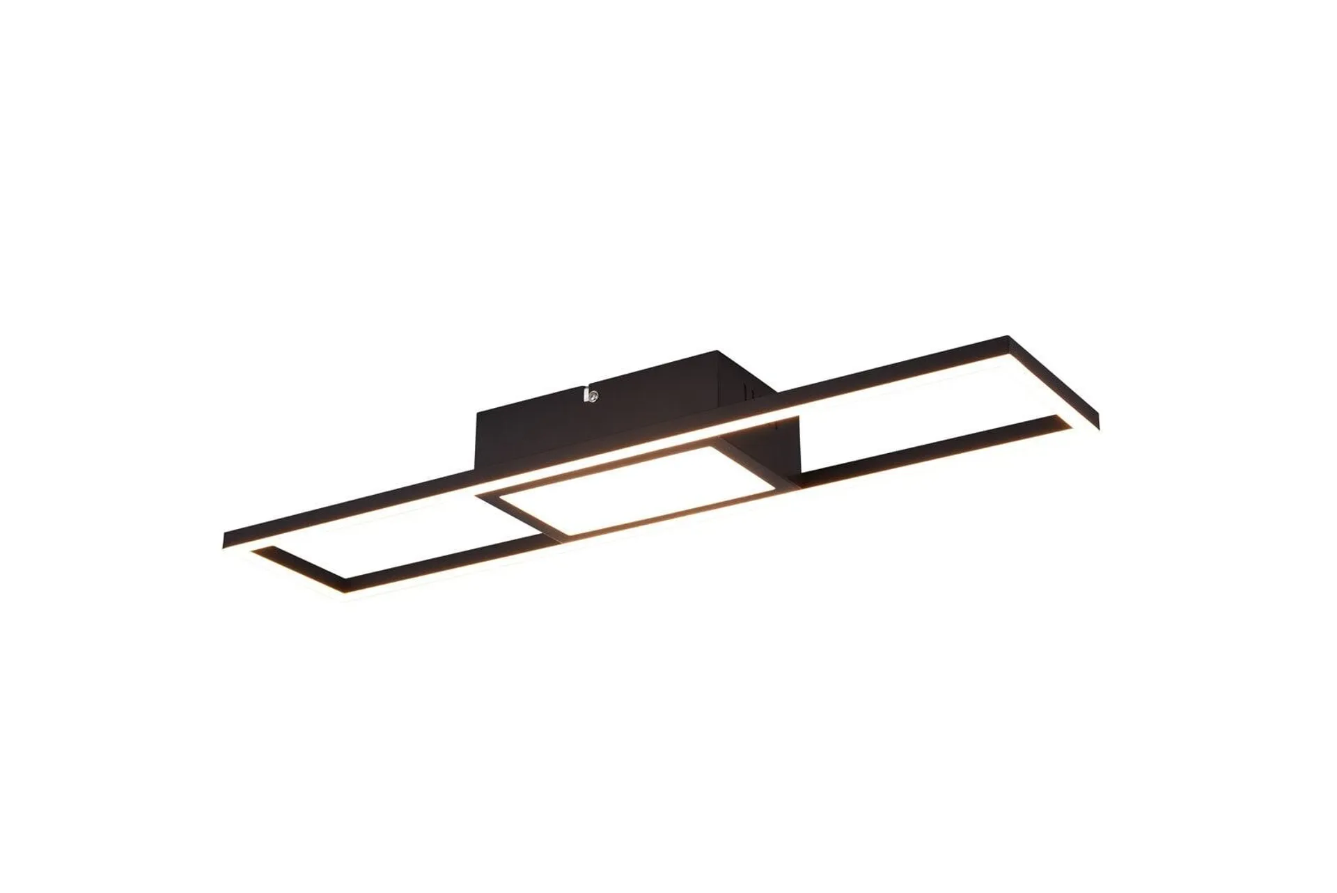 LED Deckenleuchte Rigido schwarz 60x13cm 6cm Metall