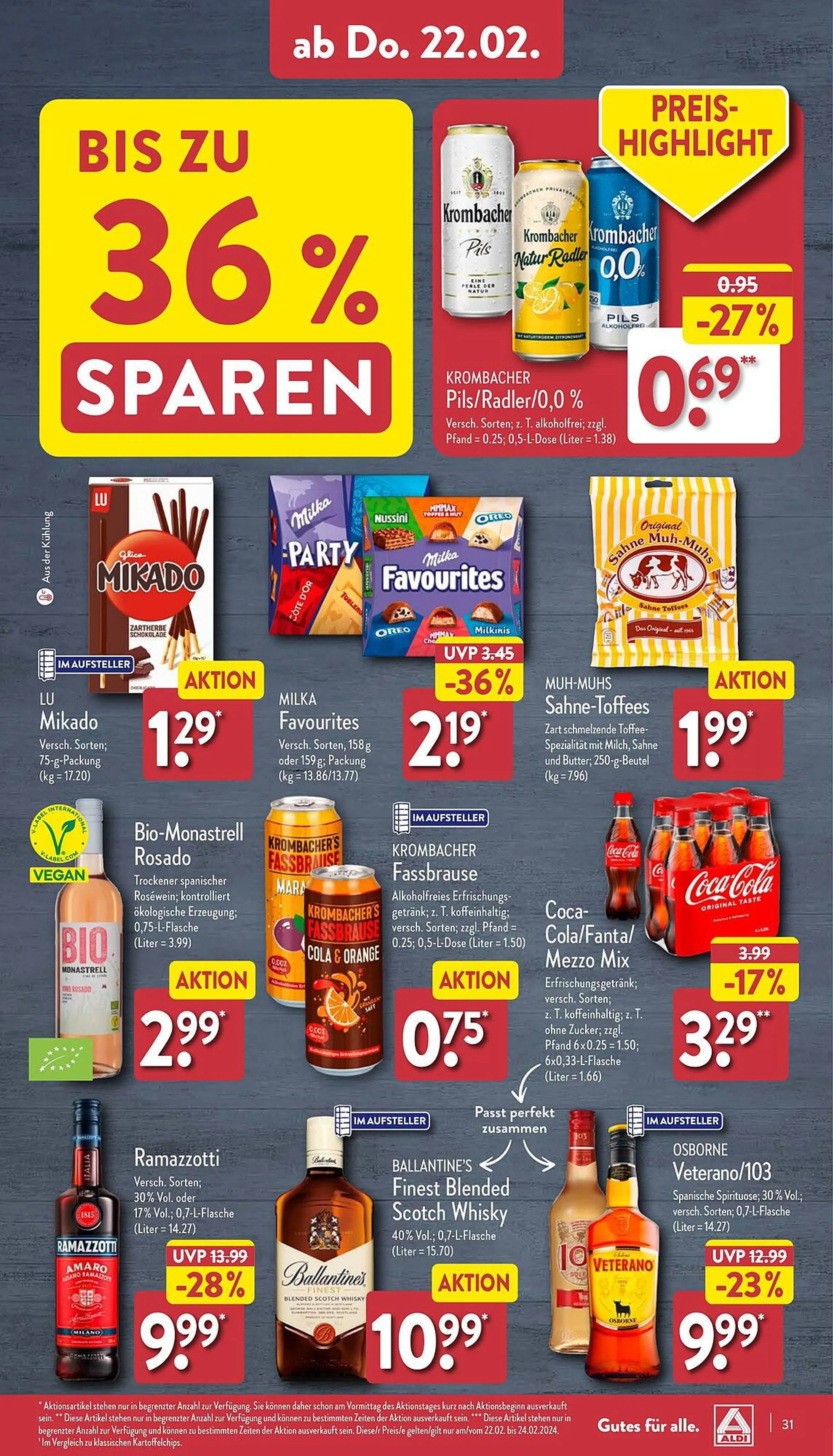 Aldi Nord Prospekt von 19. Februar bis 24. Februar 2024 - Prospekt seite 31