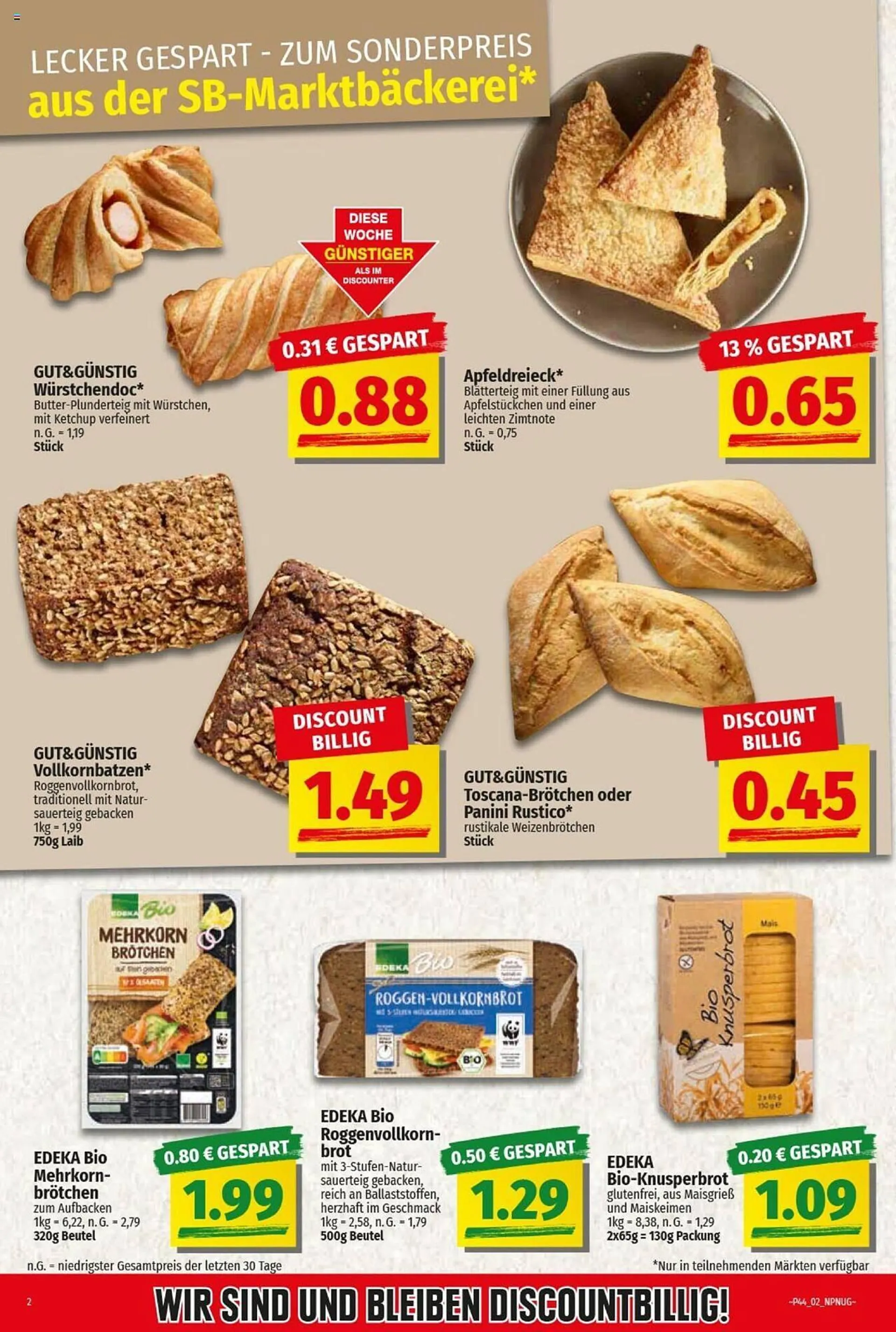 NP Discount Prospekt von 28. Oktober bis 2. November 2024 - Prospekt seite 2