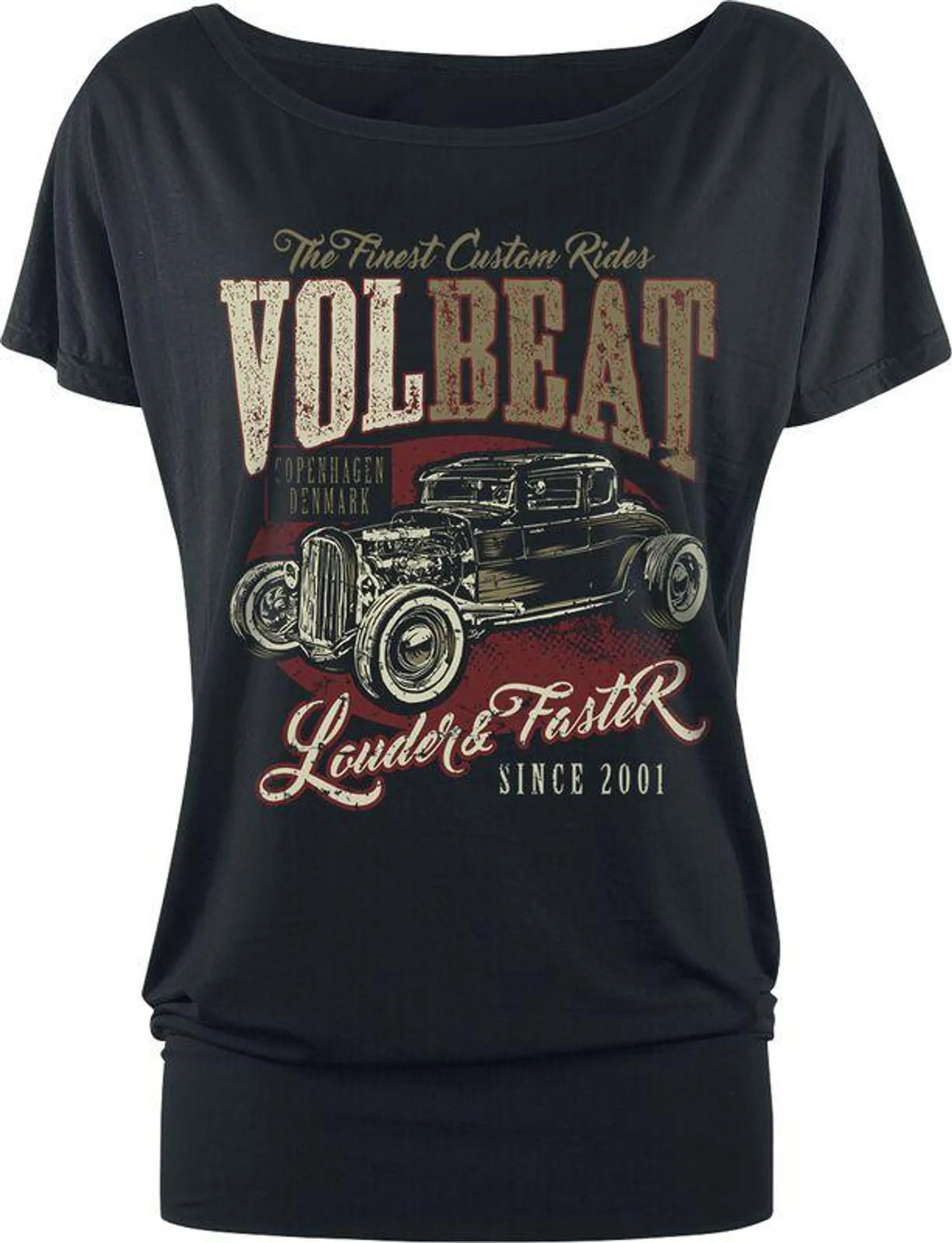 "Louder And Faster" T-Shirt schwarz von Volbeat