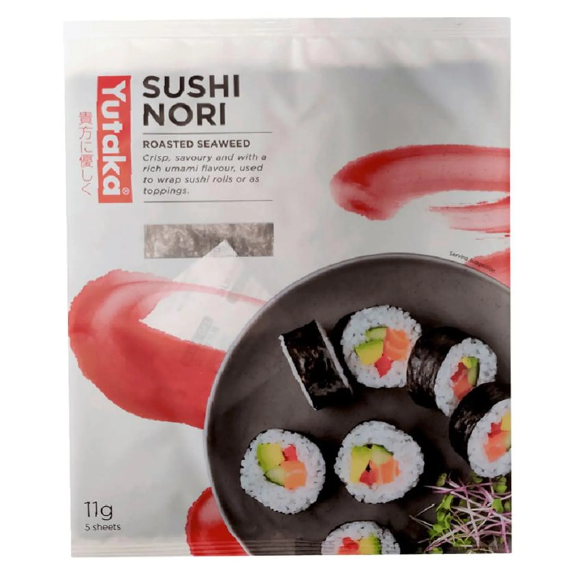 Yutaka Sushi Nori 11g (5 Blatt)