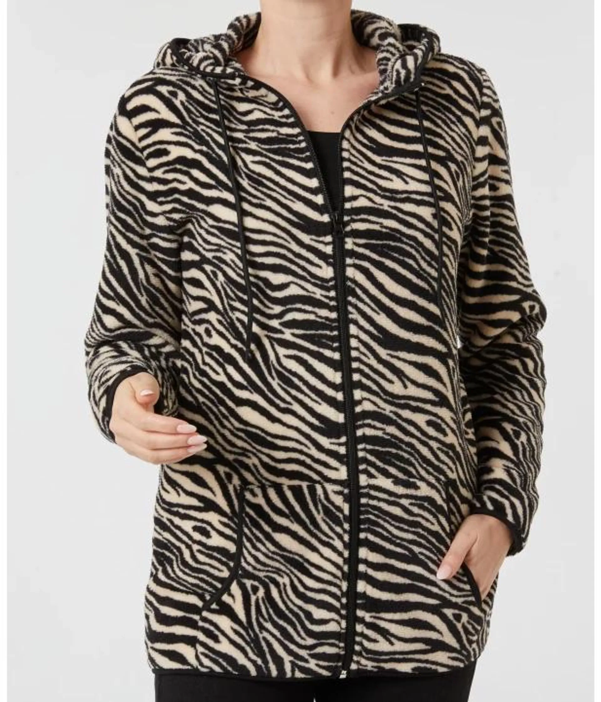 Fleecejacke Zebra